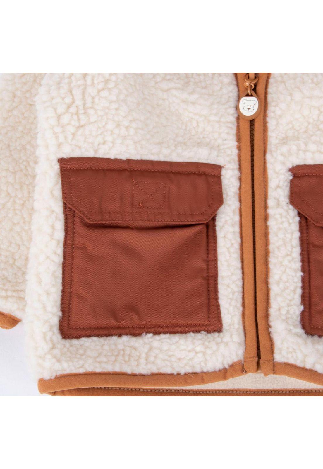 Chaqueta Bebé Niño Crudo Pillin-1