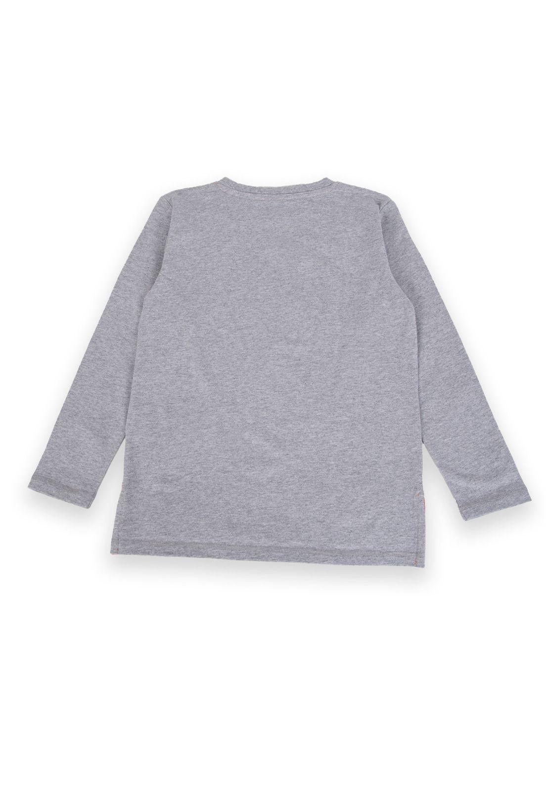 Polera Niño Gris claro Pillin-3