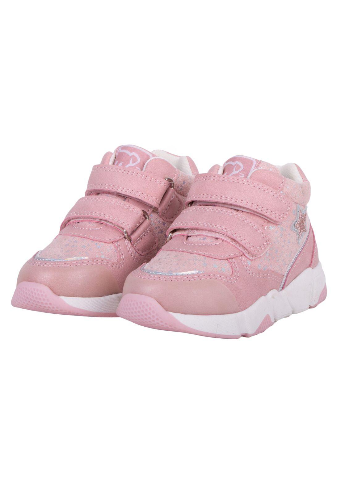 Zapatillas Bebe Niña Rosado Pillin-0