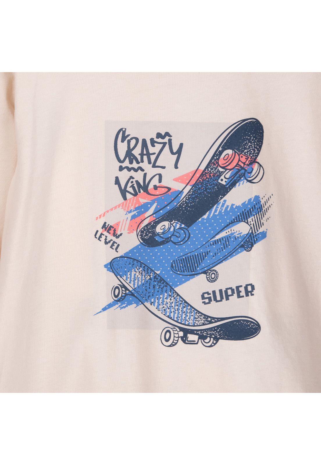 Polera Niño Manga Larga Estampado Skate Arena Pillin-2