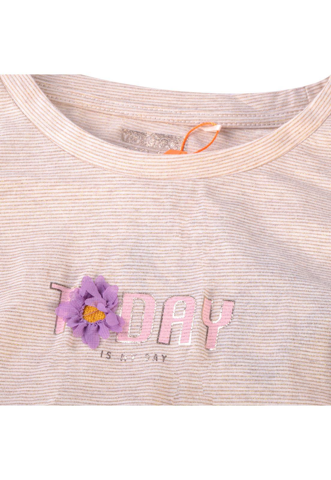 Polera Manga Larga Niña Crudo Pillin-1