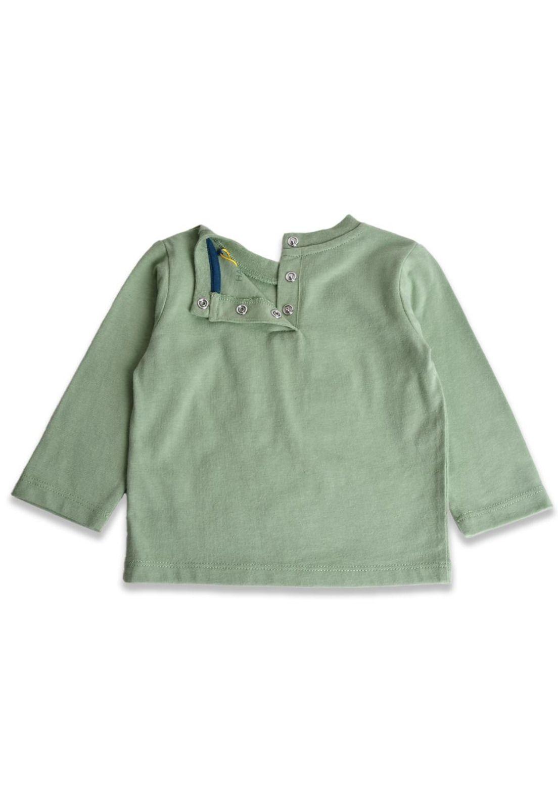 Polera Bebé Niño Verde Pillin-2