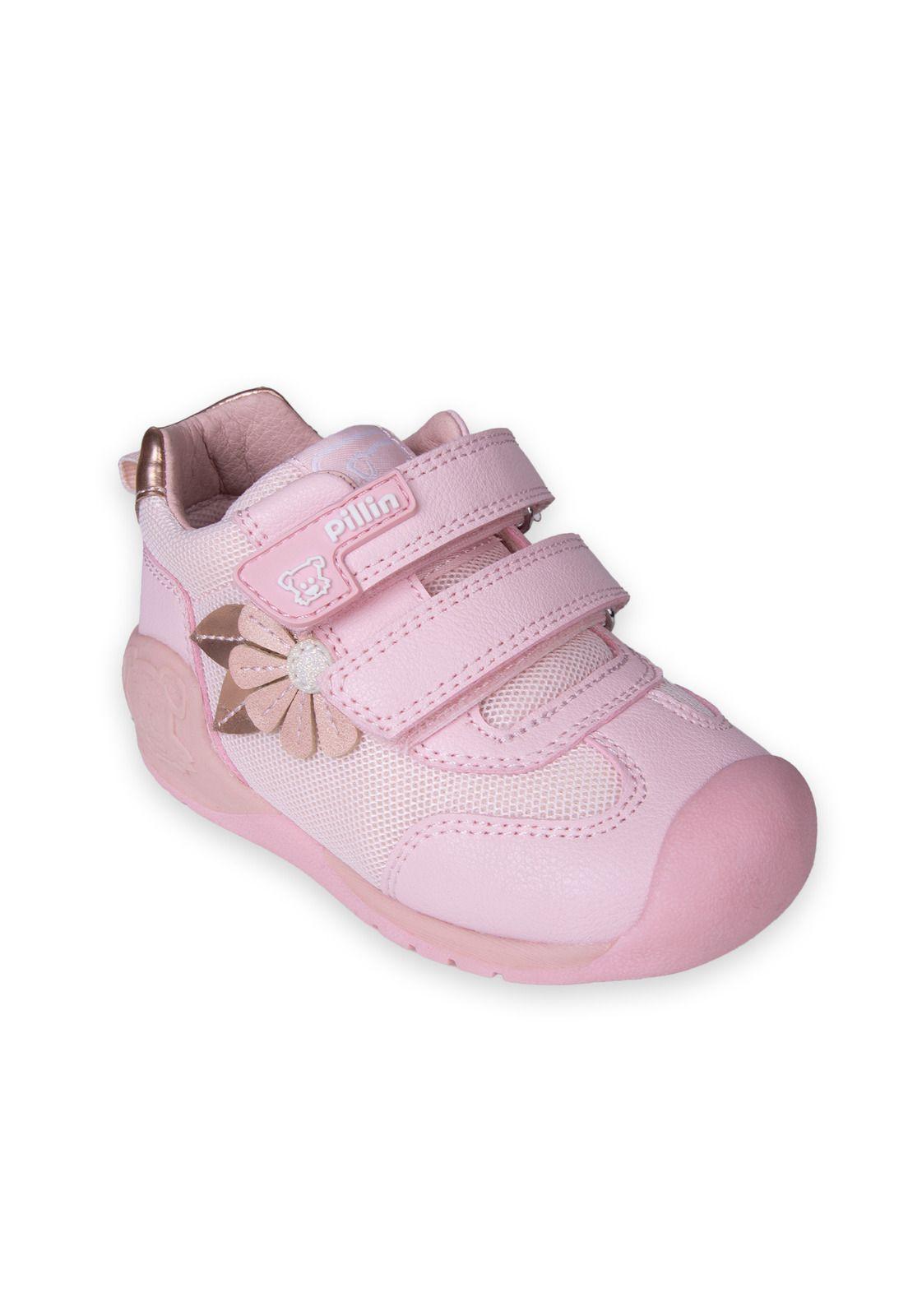 Zapatillas Recién Nacido Niña Rosado Pillin (PZC204-25ROS )-4