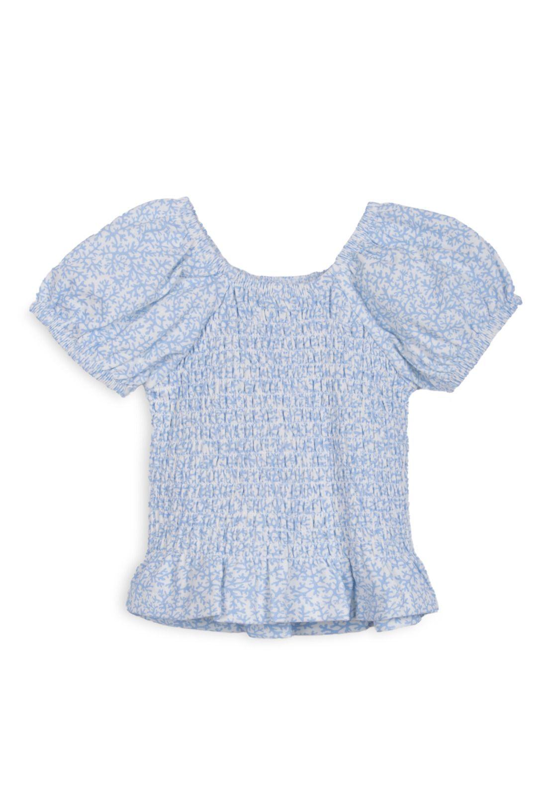 Polera Bebé Niña Manga Corta Panal Jacinto Pillin-1