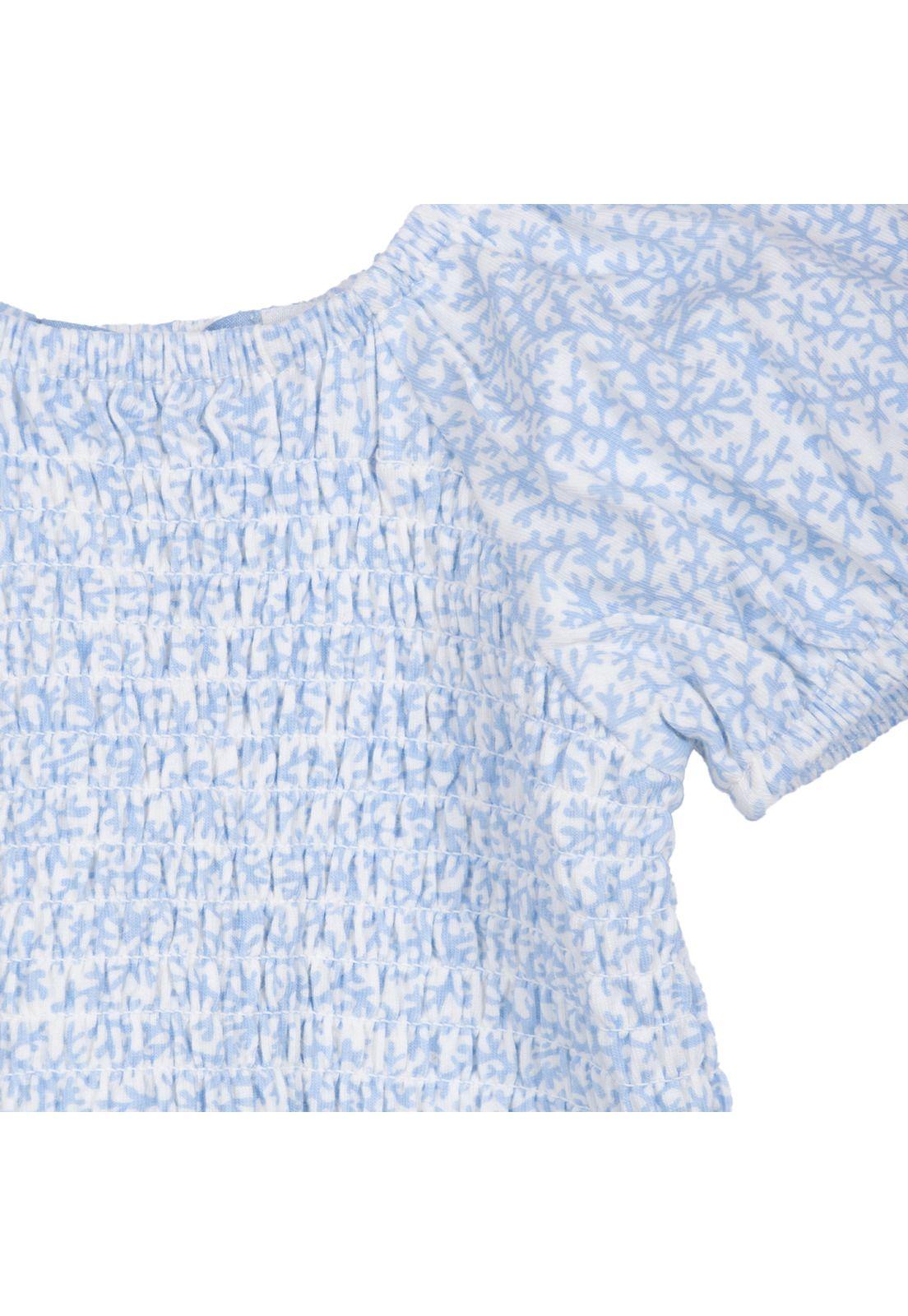 Polera Bebé Niña Manga Corta Panal Jacinto Pillin-2