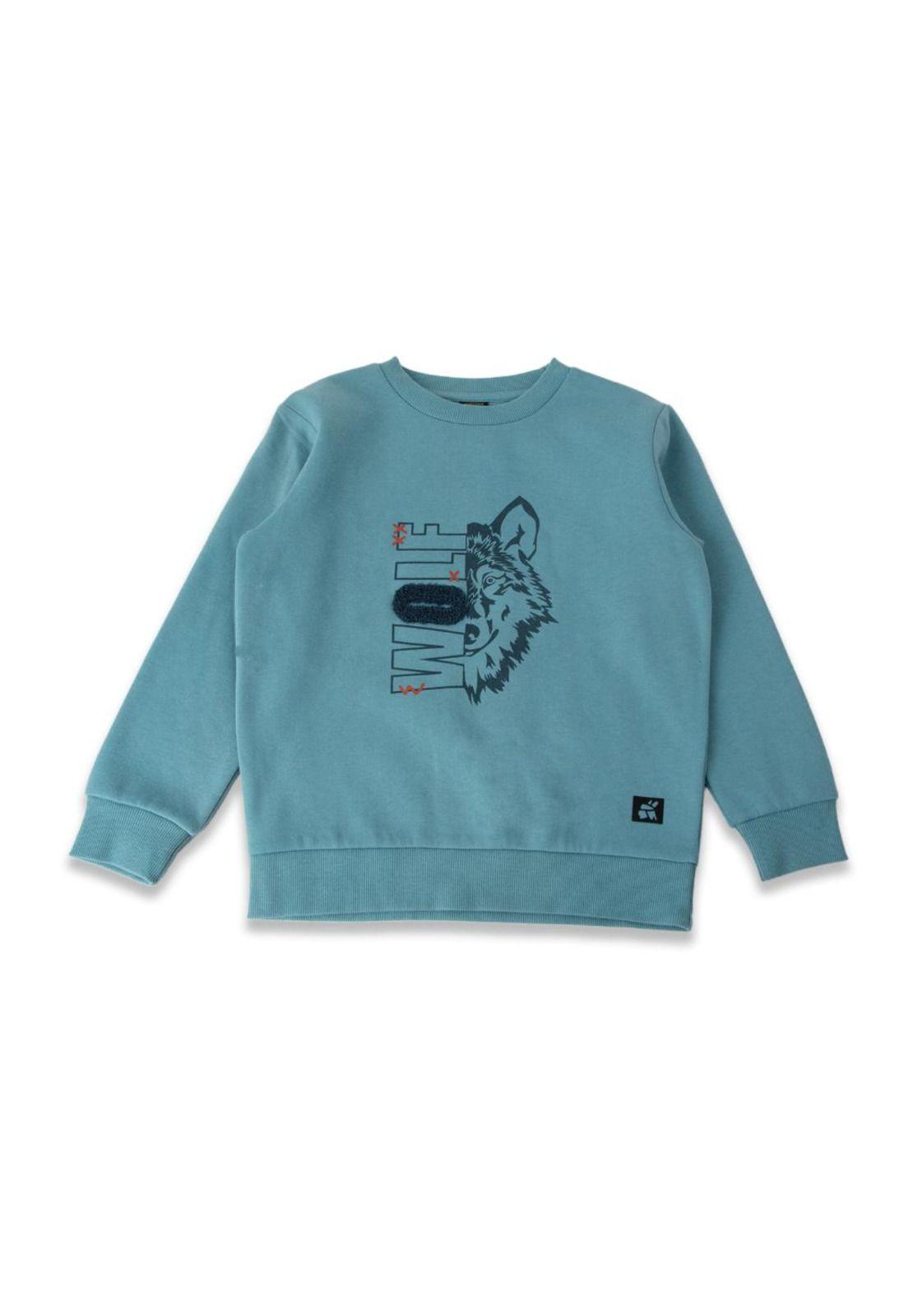 Polerón Niño Celeste Pillin-0