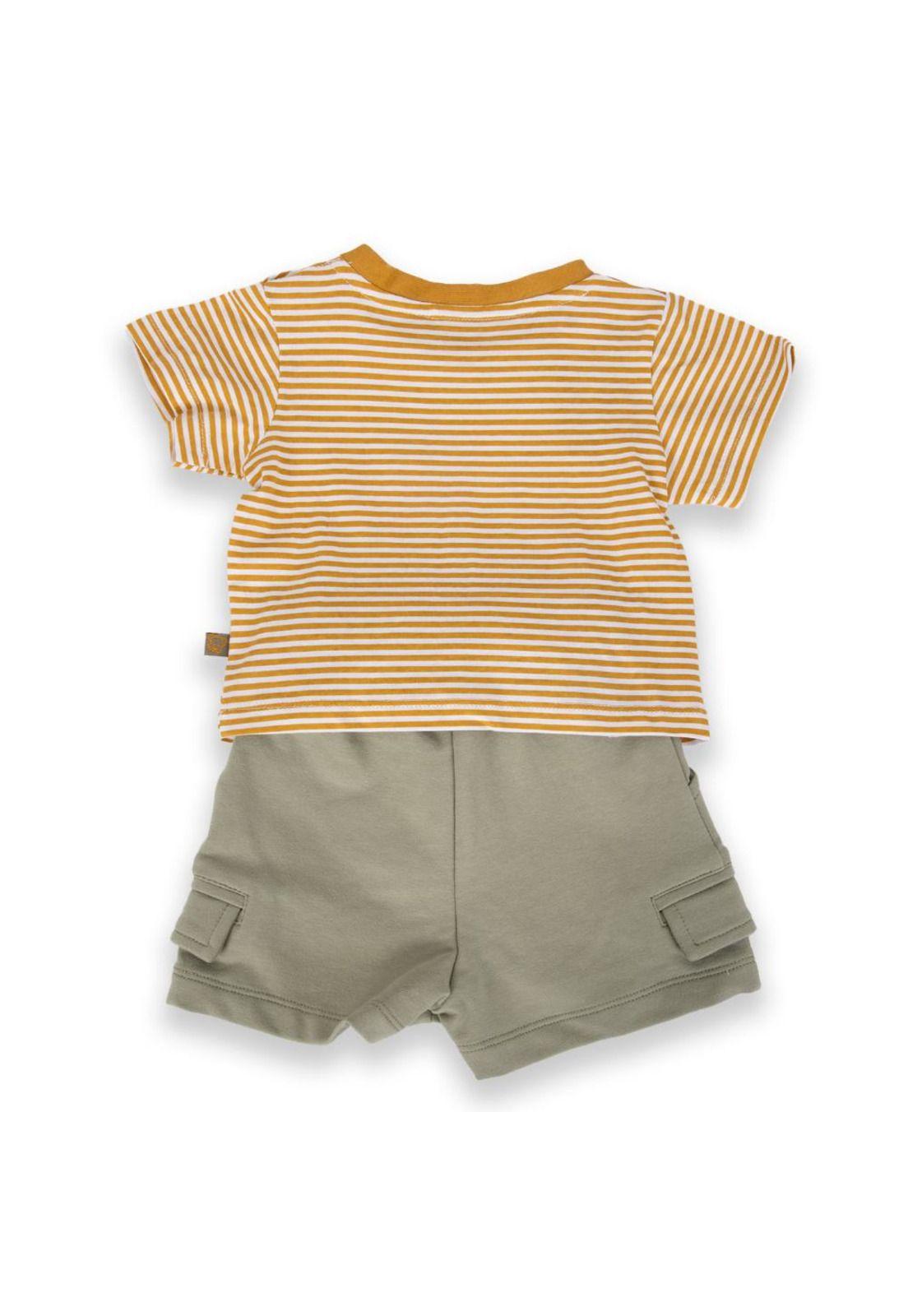 Conjunto Bebé Niño Mostaza Pillin-3