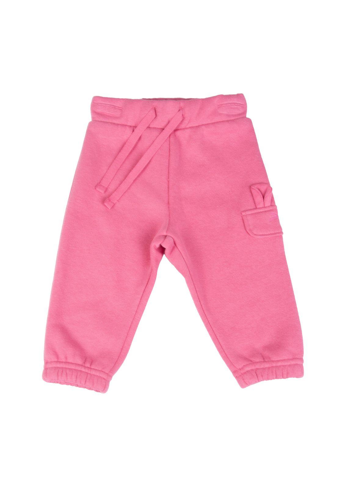 Pantalón Buzo Bebe  Rosado Pillin ( PVB526-25PRO )-0