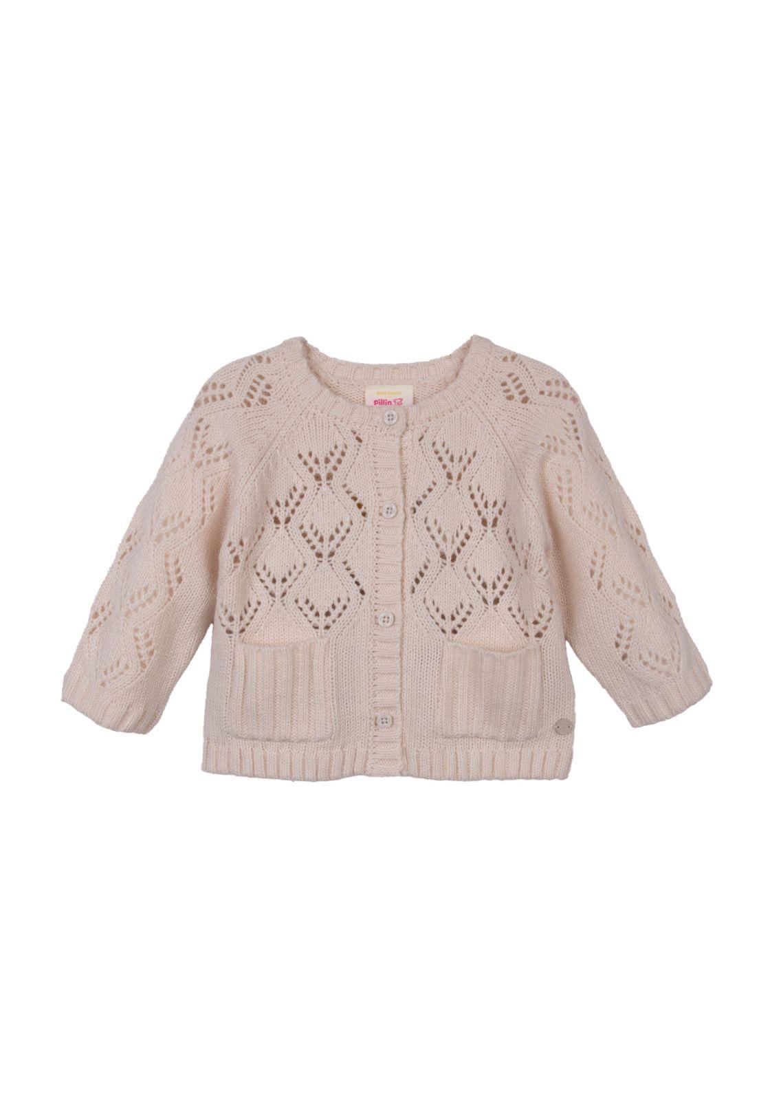 Chaleco  Pillin Blanco Niña (PVD906-26CRU)-0