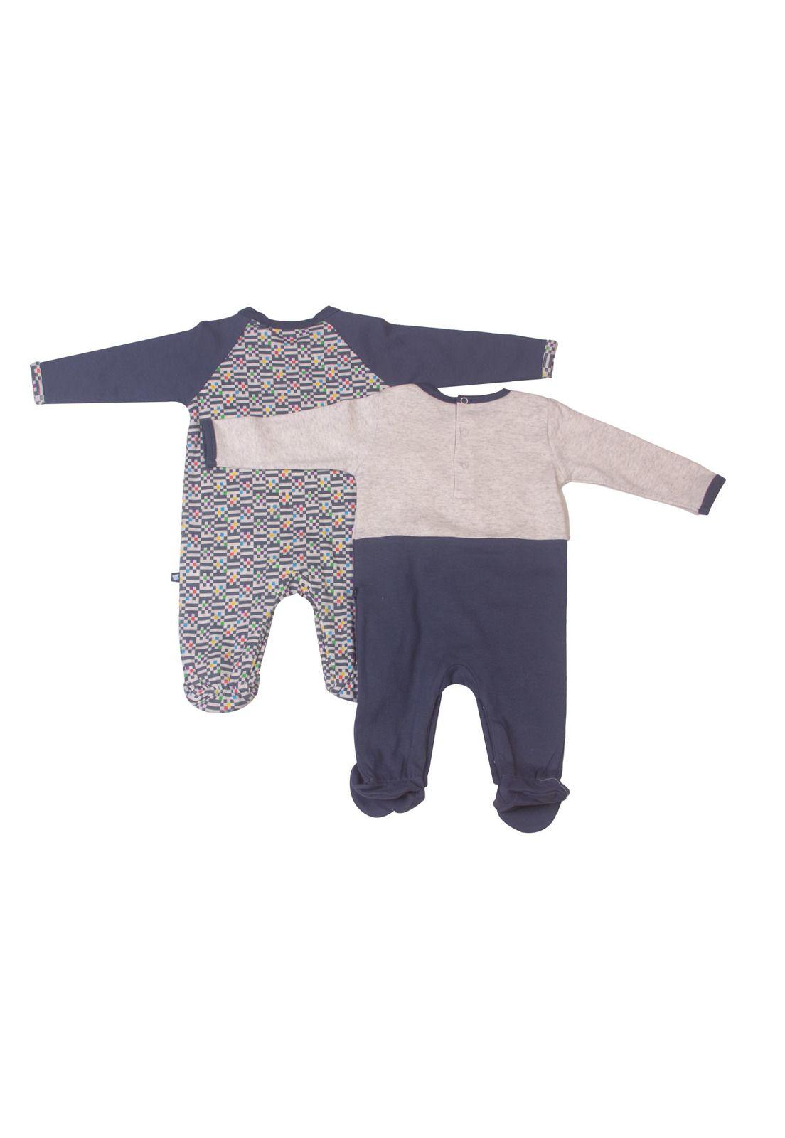 Set 2 Pzas Osito Niño Multicolor Pillin-1