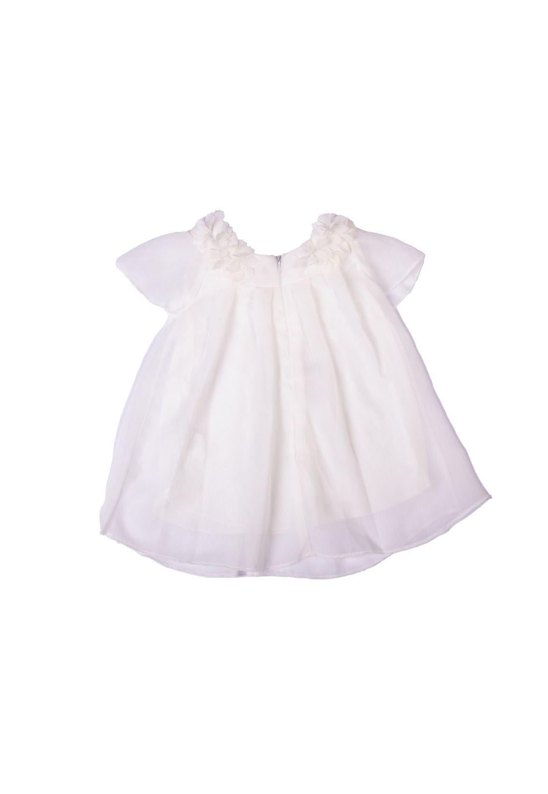 Vestido Bebe Niña Blanco Pillin-2
