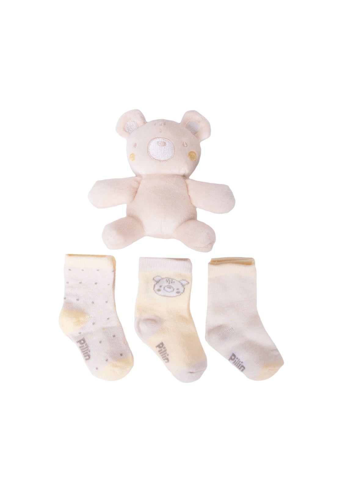 Peluche Blanco Unisex Pillin (PRB339-25BEI)-0