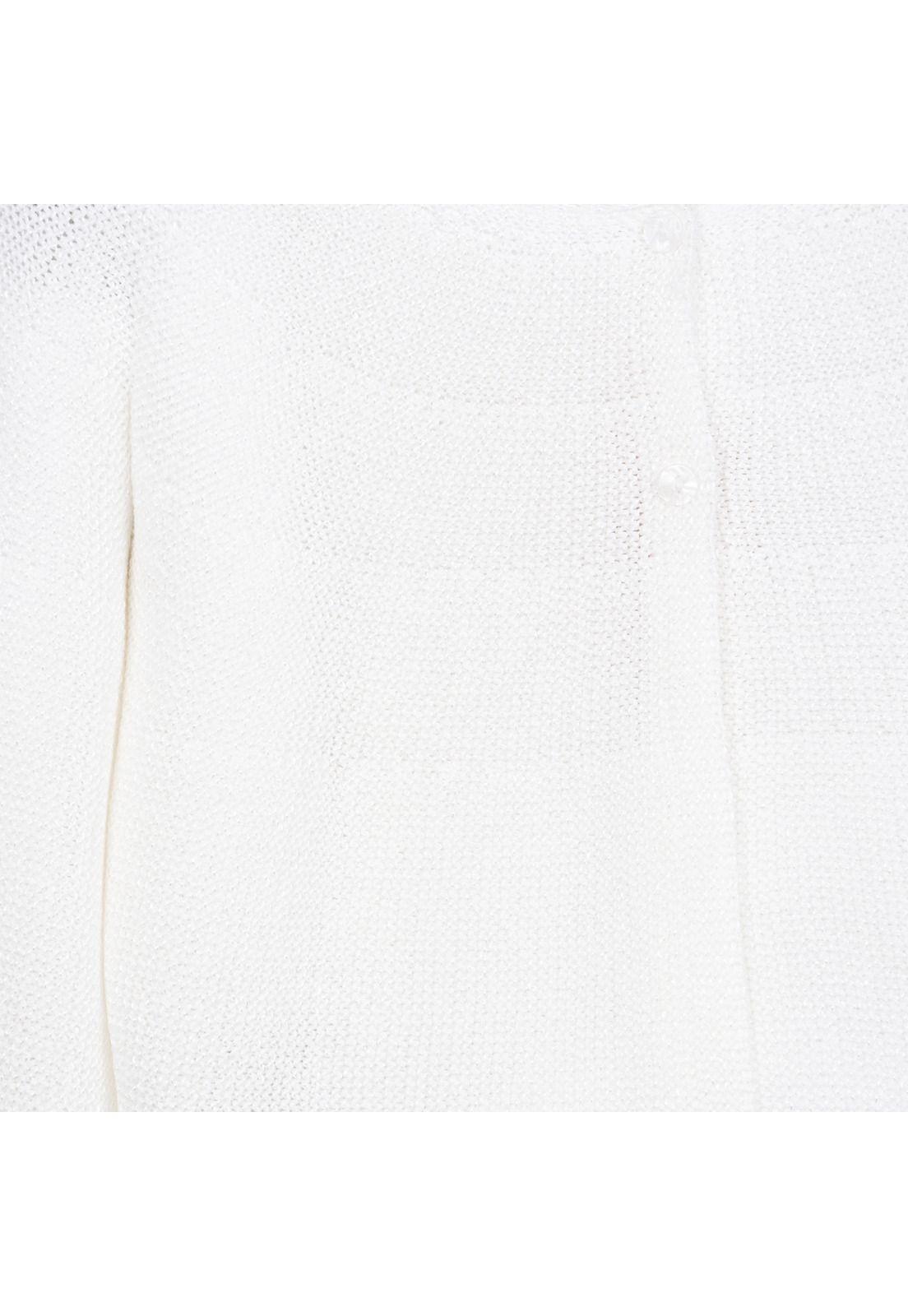 Chaleco Niña con Botones Blanco Pillin-2
