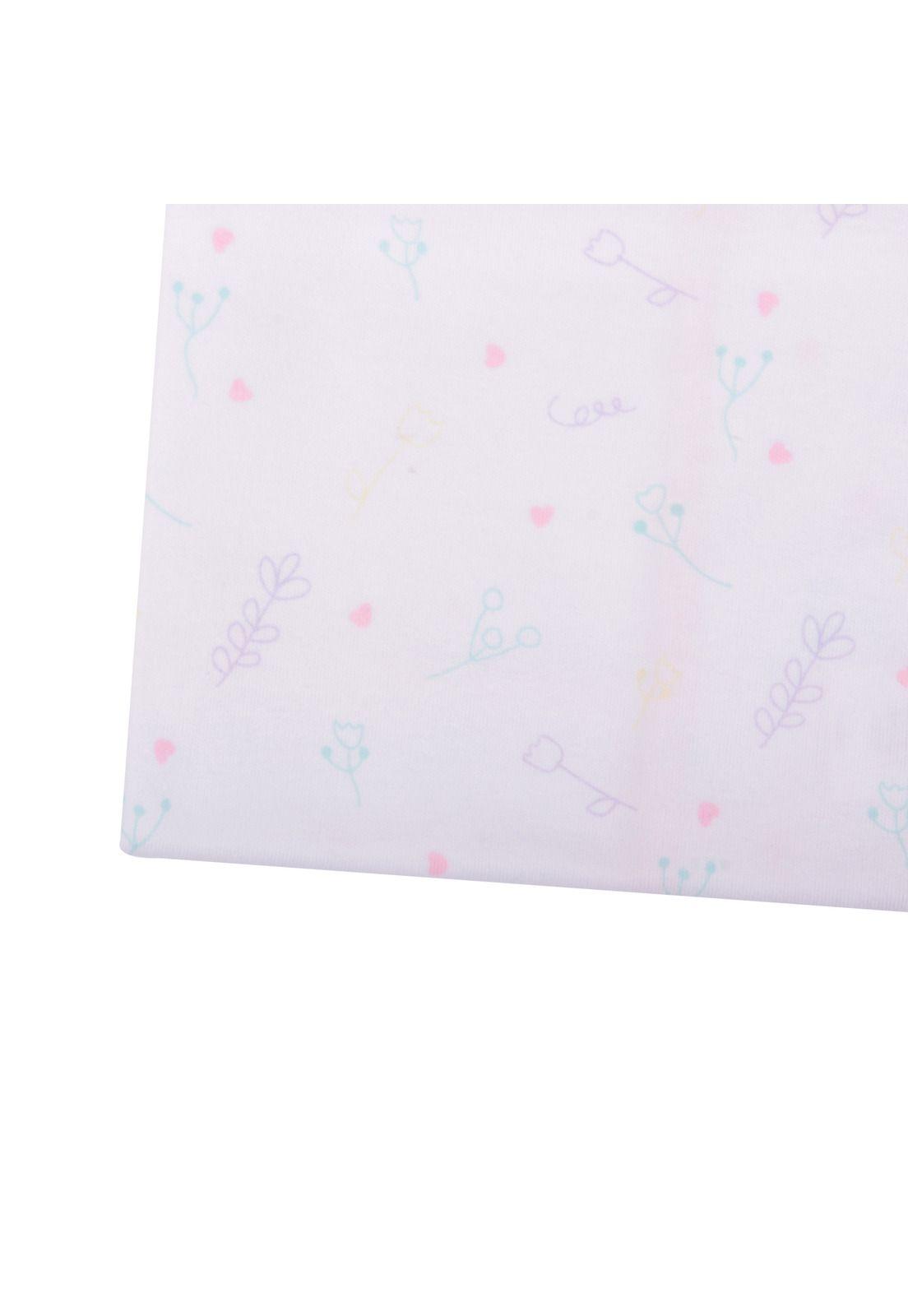 Set 2 Pzas Manta Bebe Niña Multicolor Pillin-1