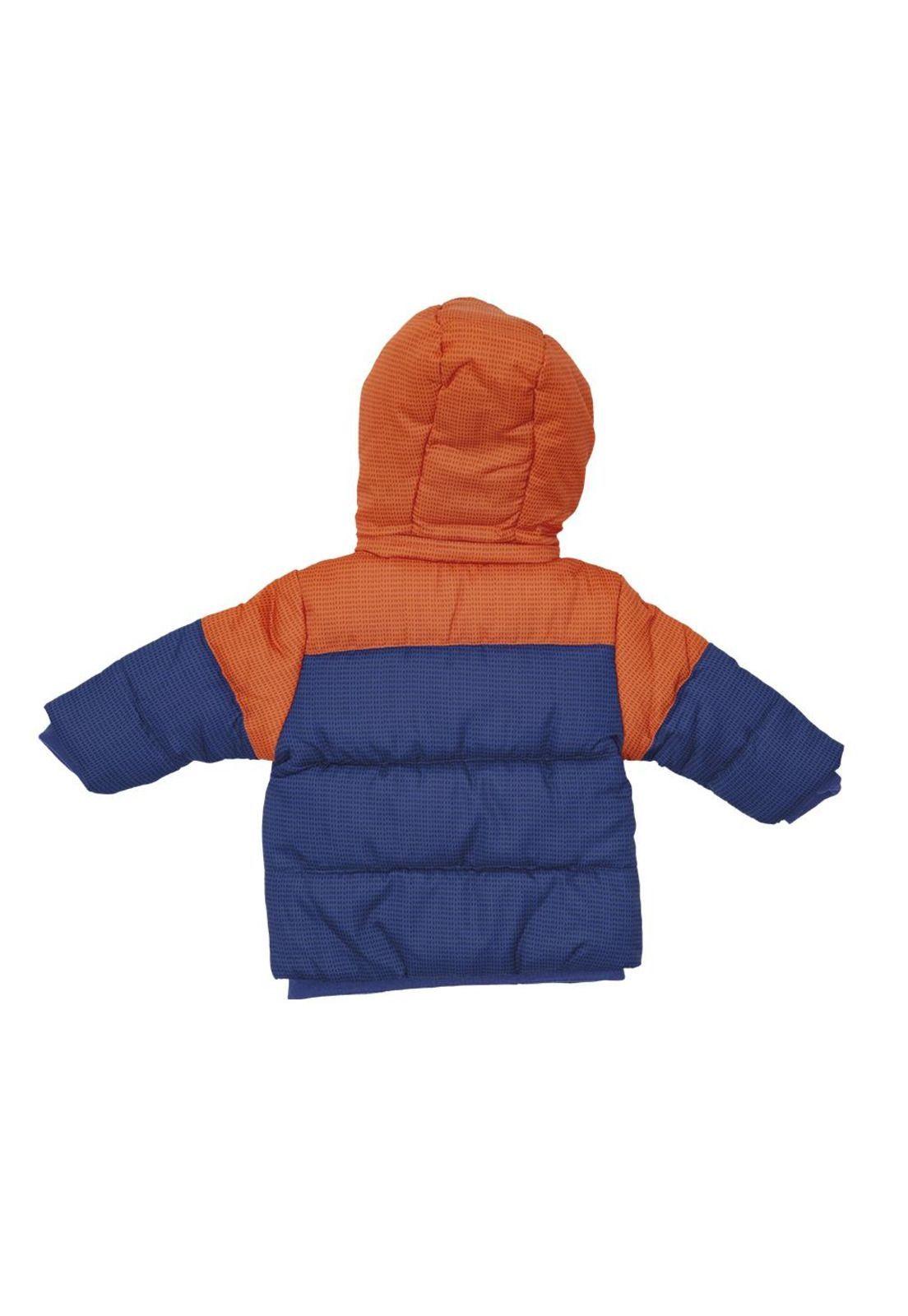 Parka C/Capucha Bebé Niño Azul Pillin-2