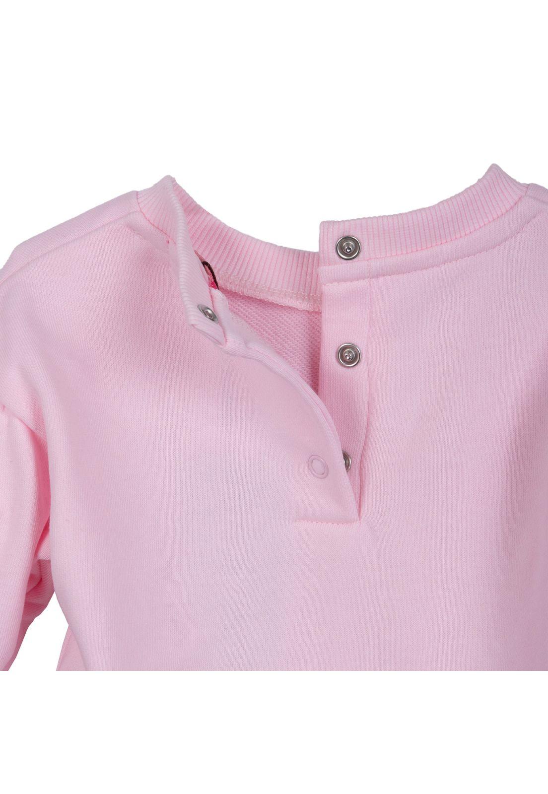 Buzo Bebé Niña Cuello Redondo Diseño Cerezas Rosado Pillin-4
