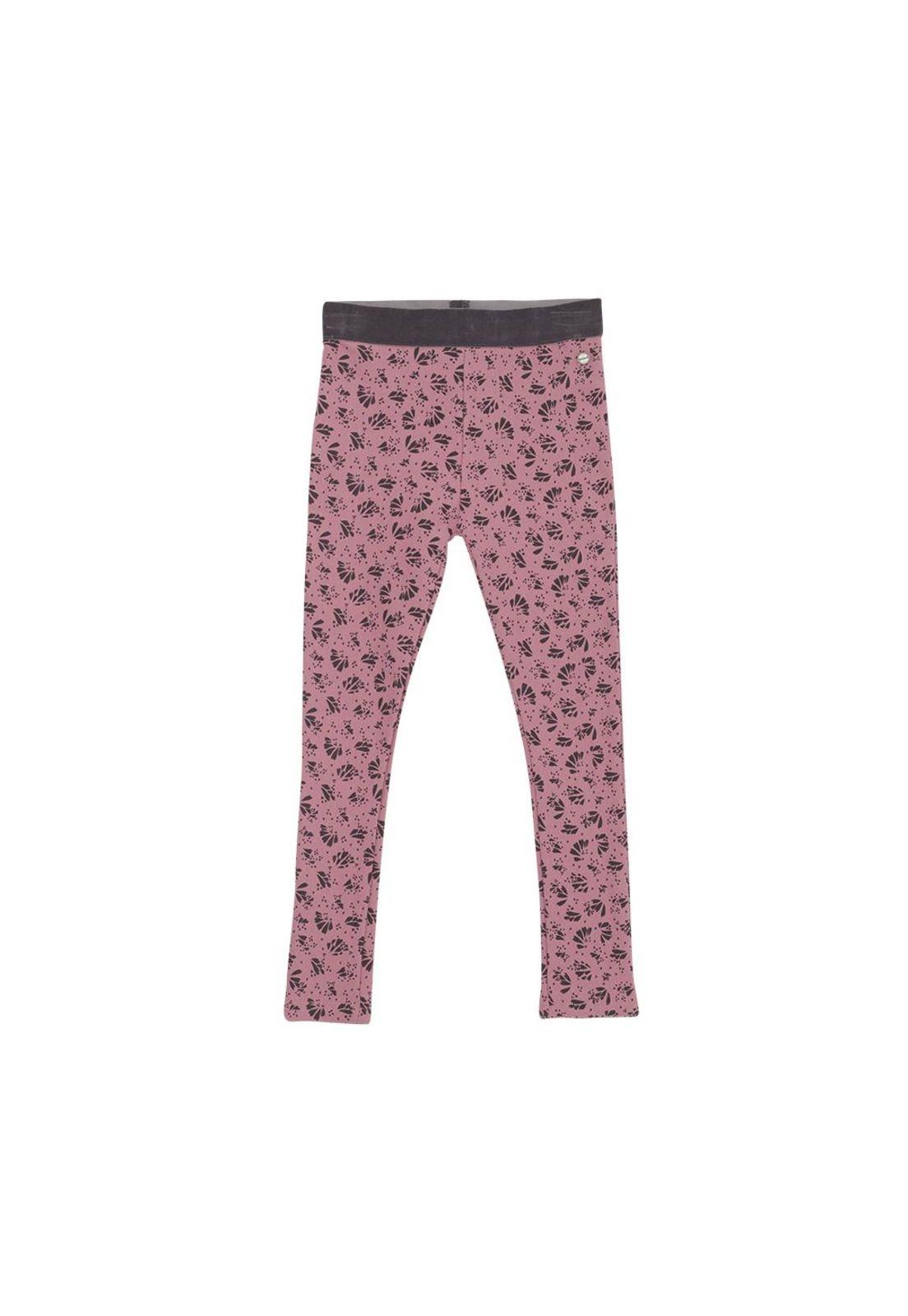 Calza Niña Estampada Rosado Pillin-0