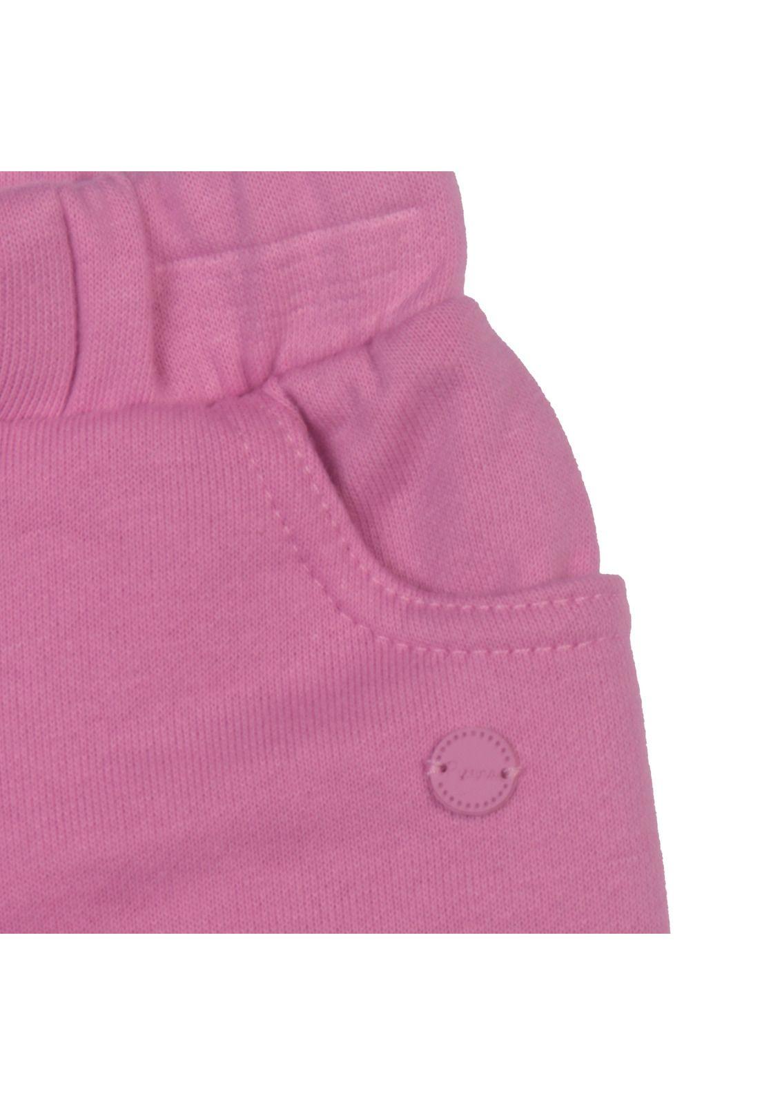 Short Bebe Niña Rosado Pillin-4