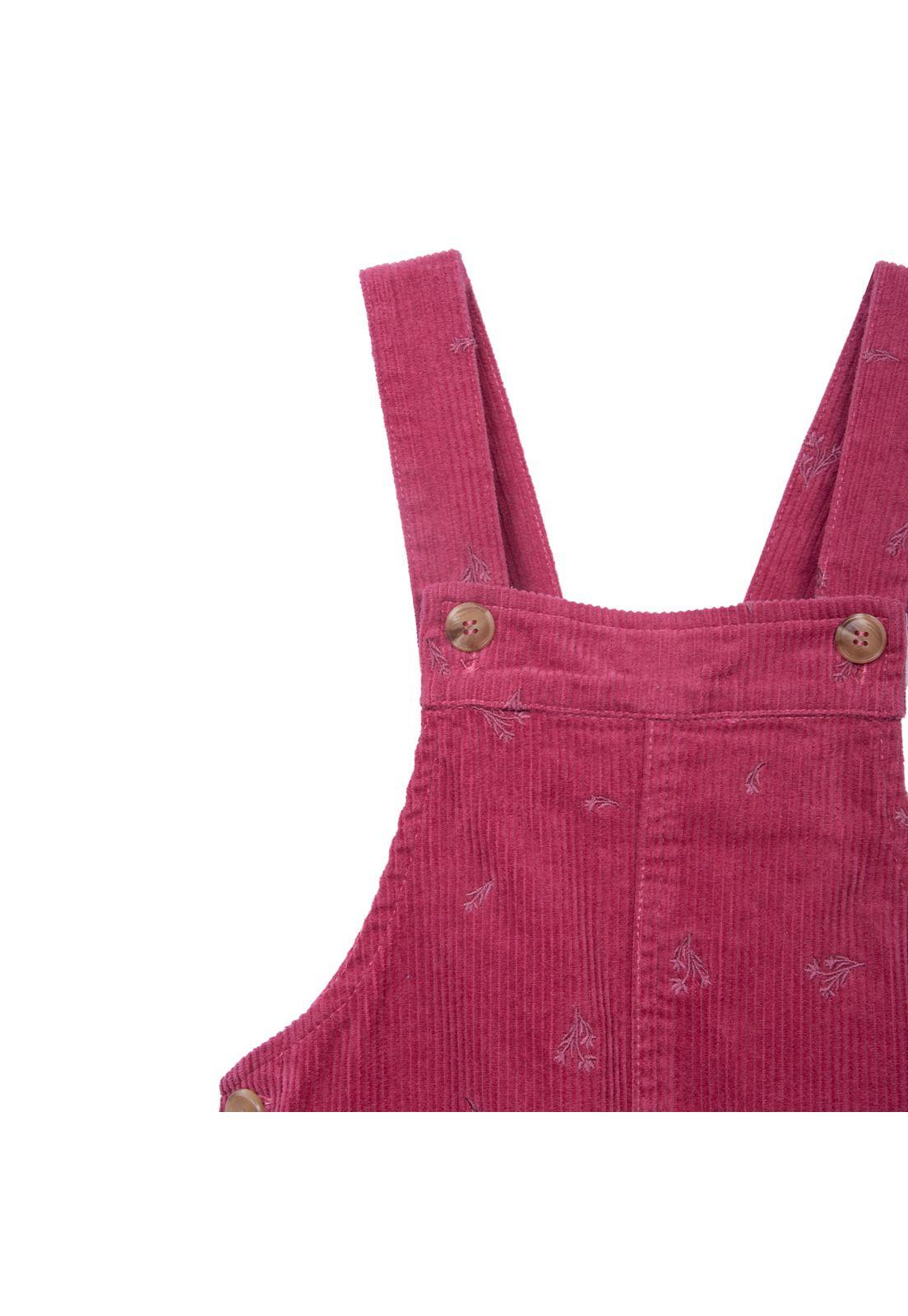 Vestido  Pillin Rojo Niña (PVD838-26BUR)-3