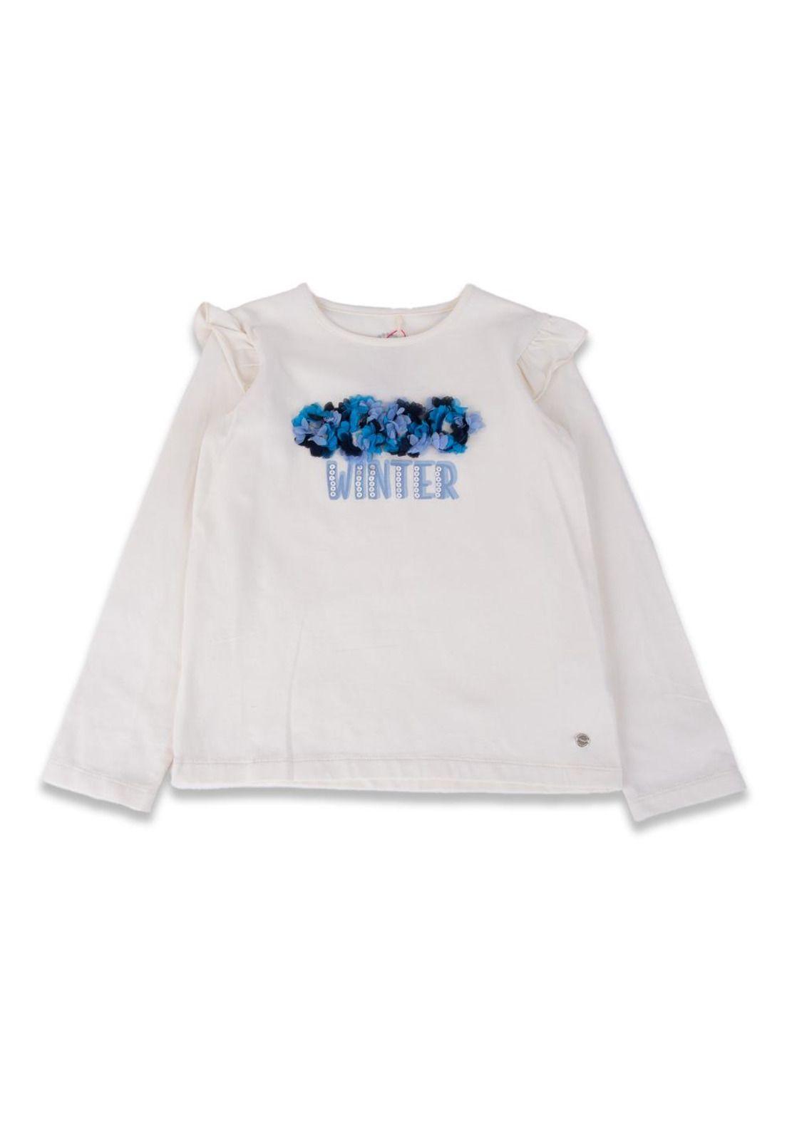 Polera Niña Crudo Pillin-0