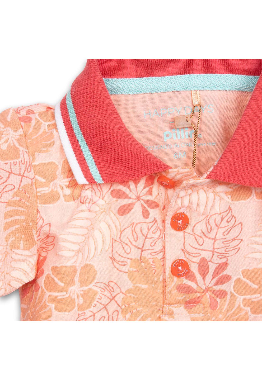 Polera Bebe  Naranjo Pillin (PVC648-25NAR)-2