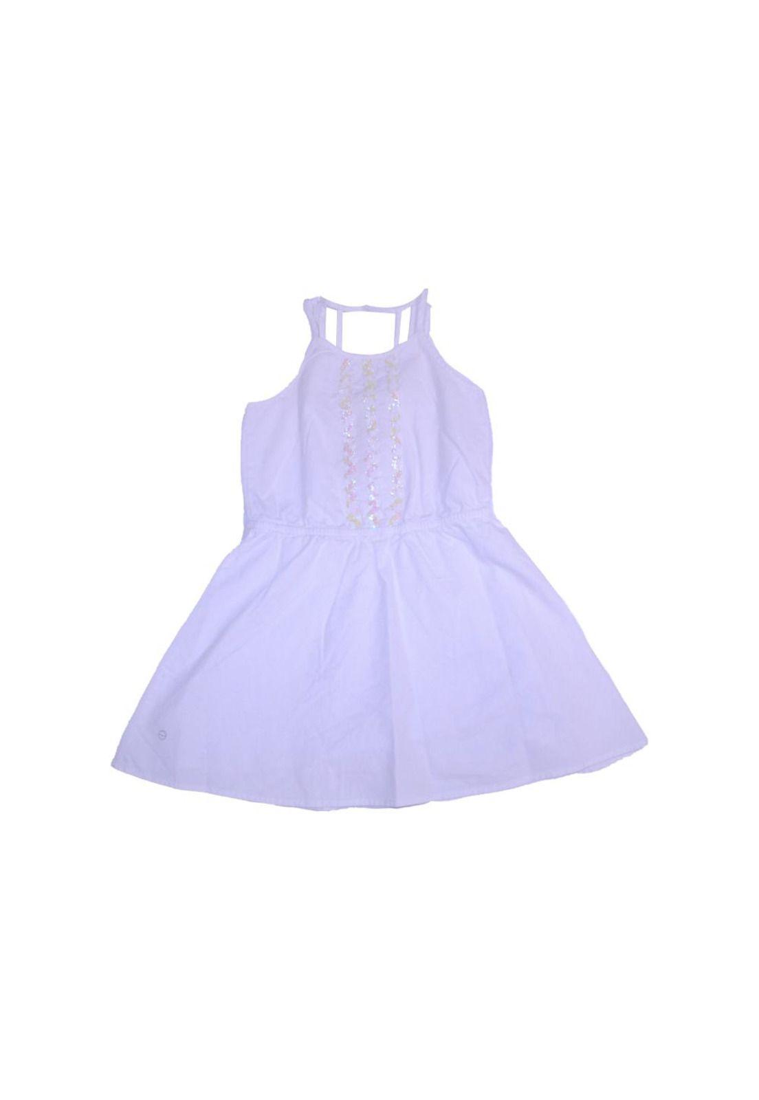 Vestido Niña Blanco Pillin-0