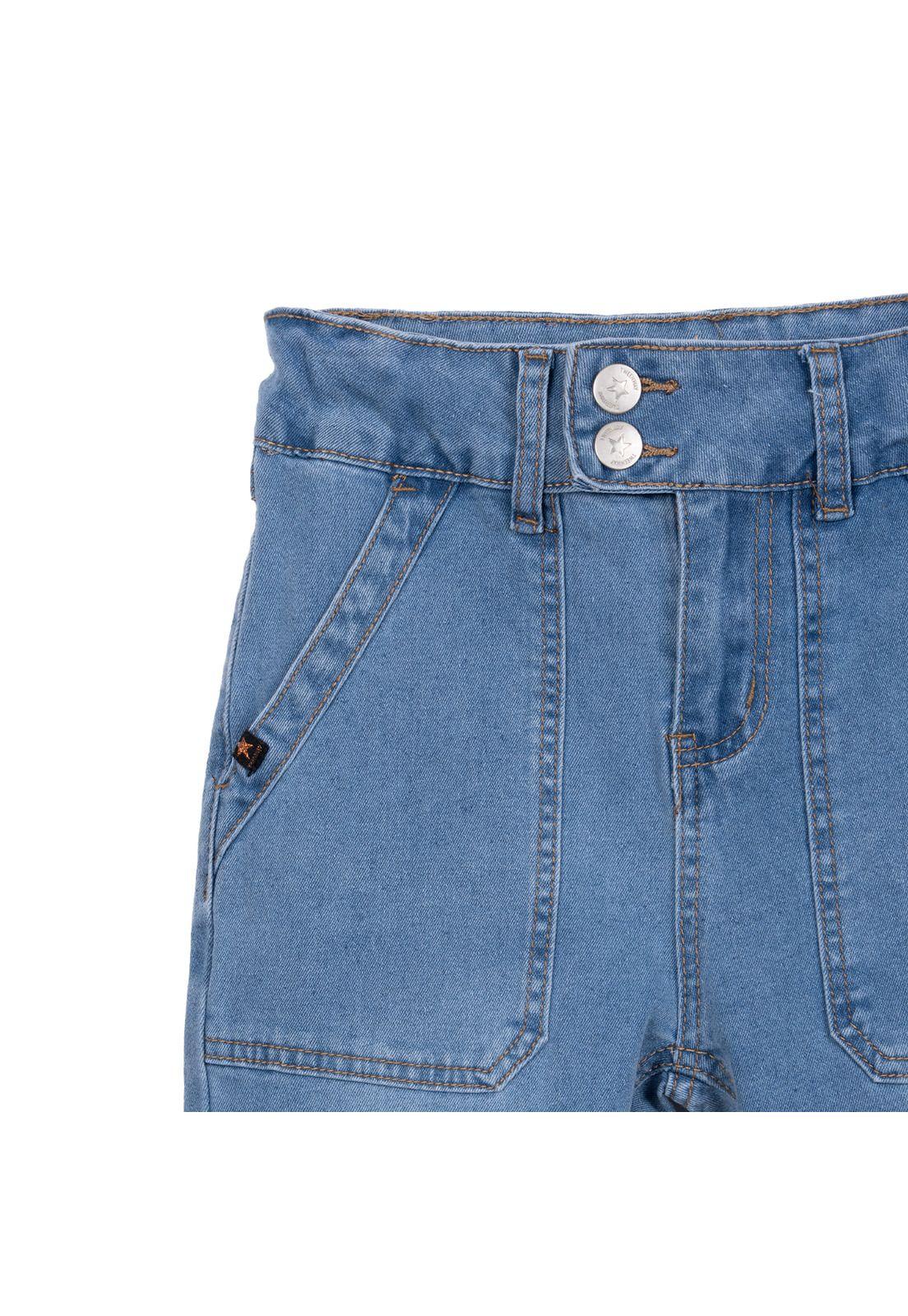 Jeans Niña Flare Denim Pillin-2