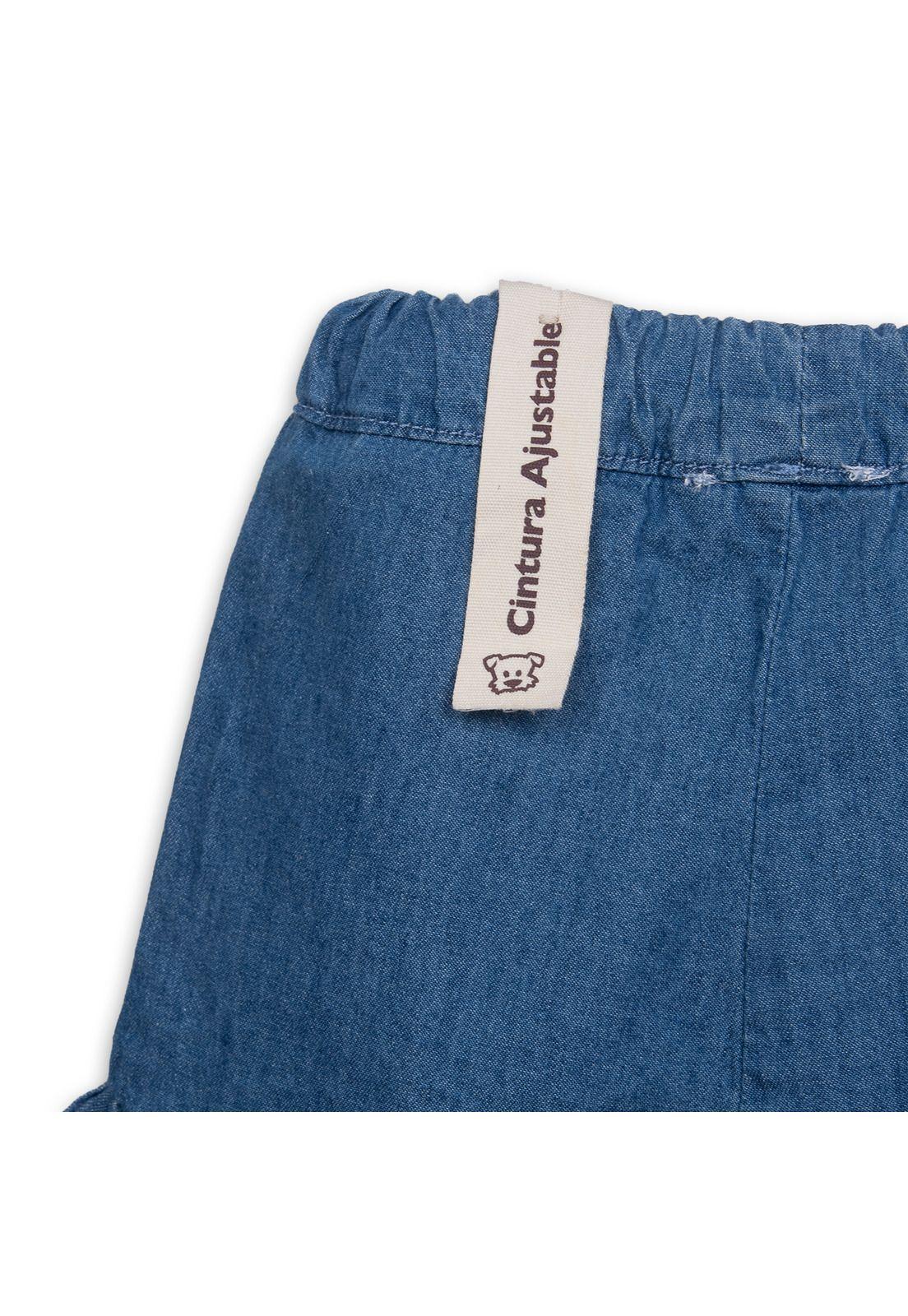 Short Bebé  Azul Pillin (PVC747-25AZU)-2