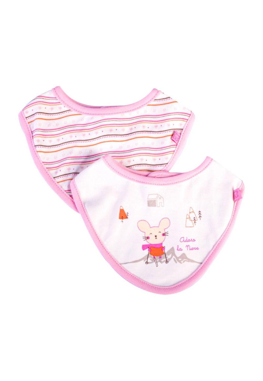 Set 2 Pzas Bandana Bebé Niña Multicolor Pillin-0