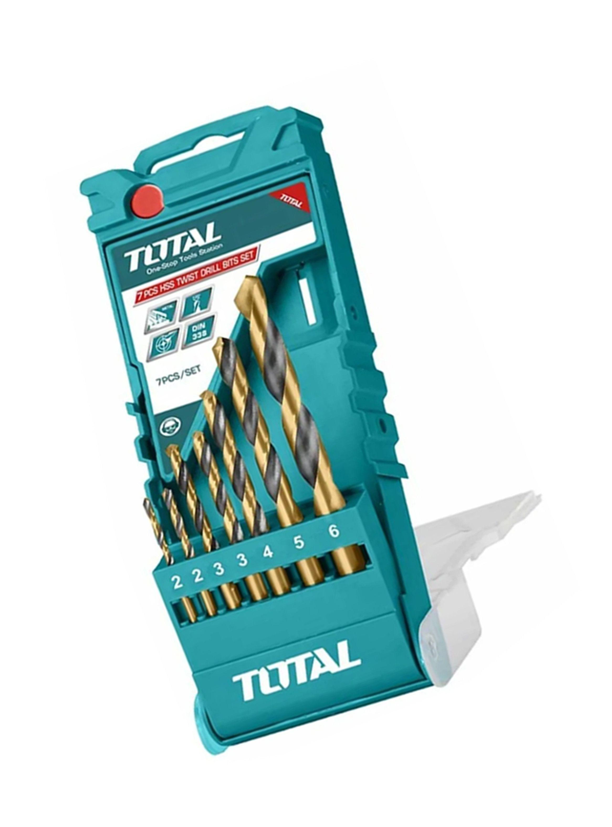 Brocas Para Metal 7 Piezas Total Tacsd0075-2
