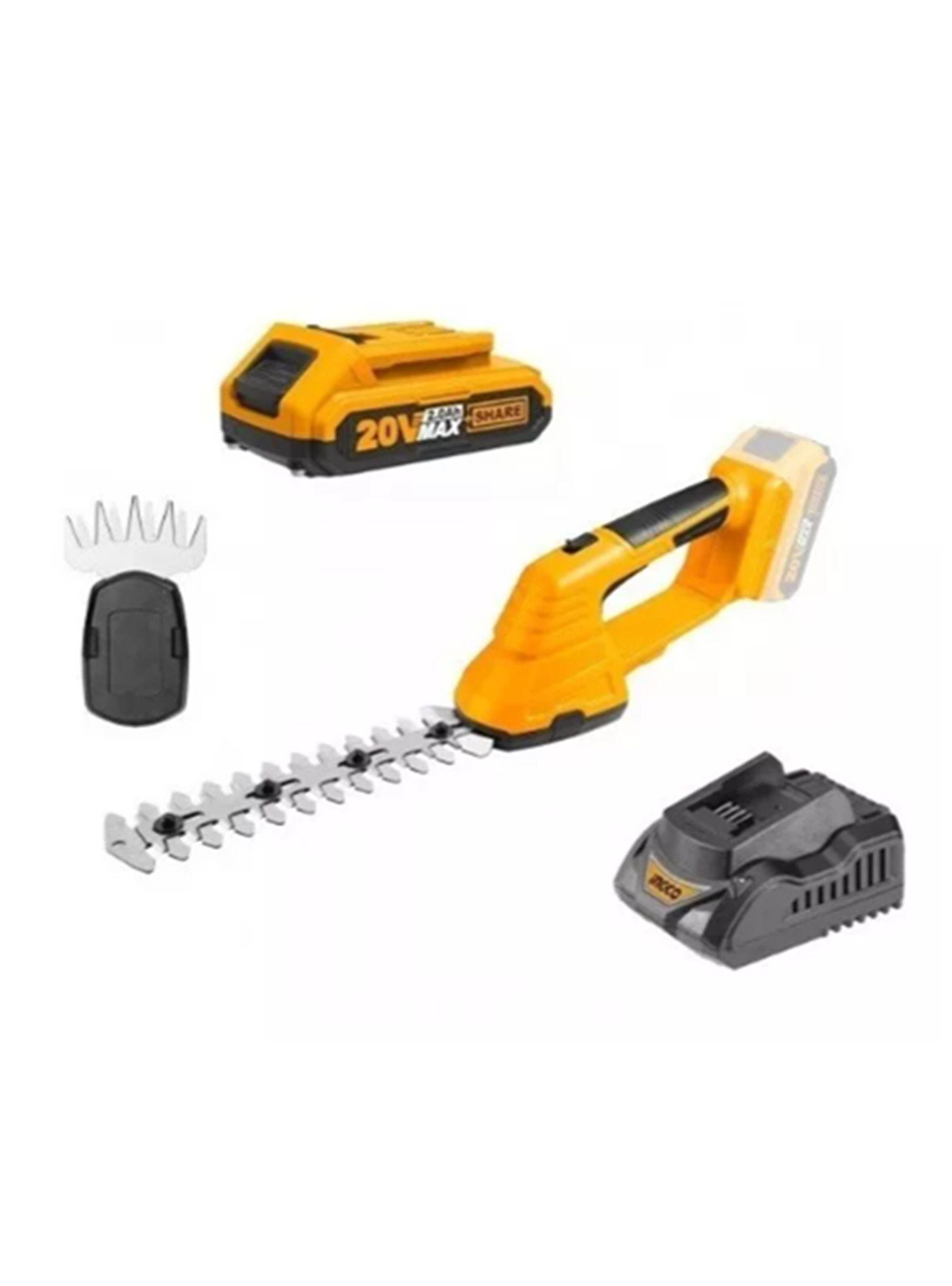 Cortasetos Inalambrico 20v + Bat + Cargador Ingco Cstli2001-0