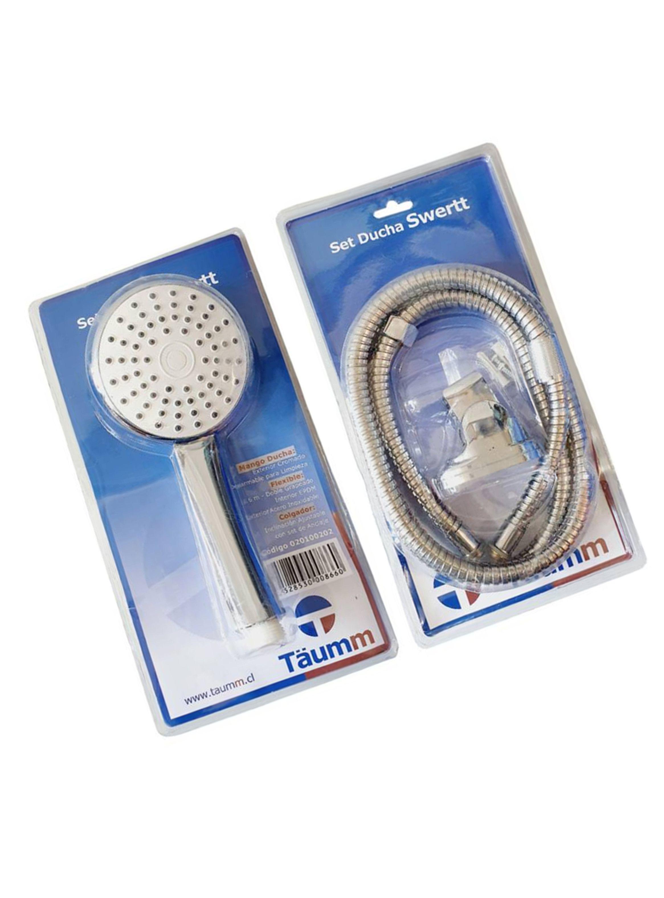 Set De Ducha Con Flexible Manguera Y Soporte Ducha-1