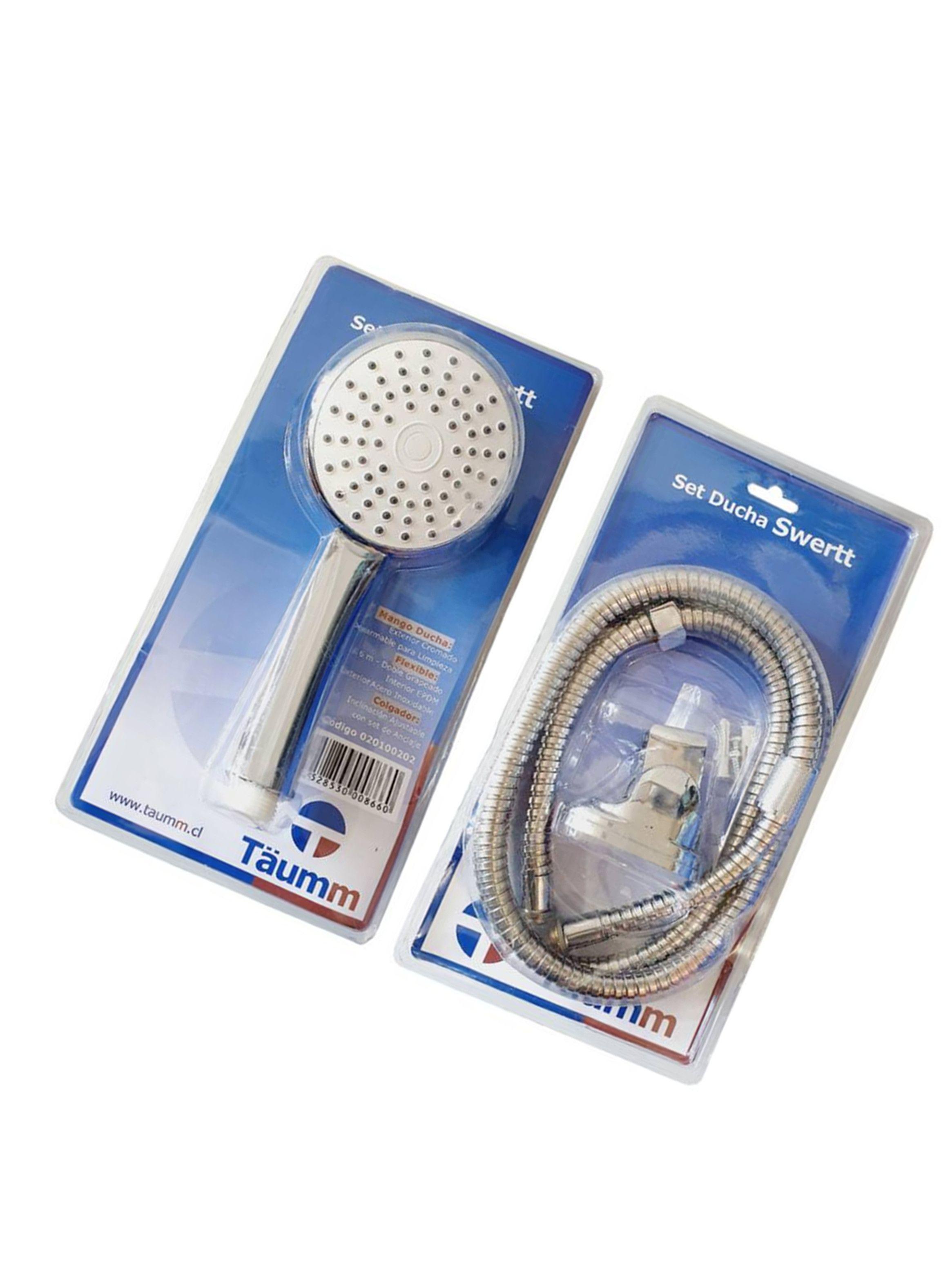 Set De Ducha Con Flexible Manguera Y Soporte Ducha-2