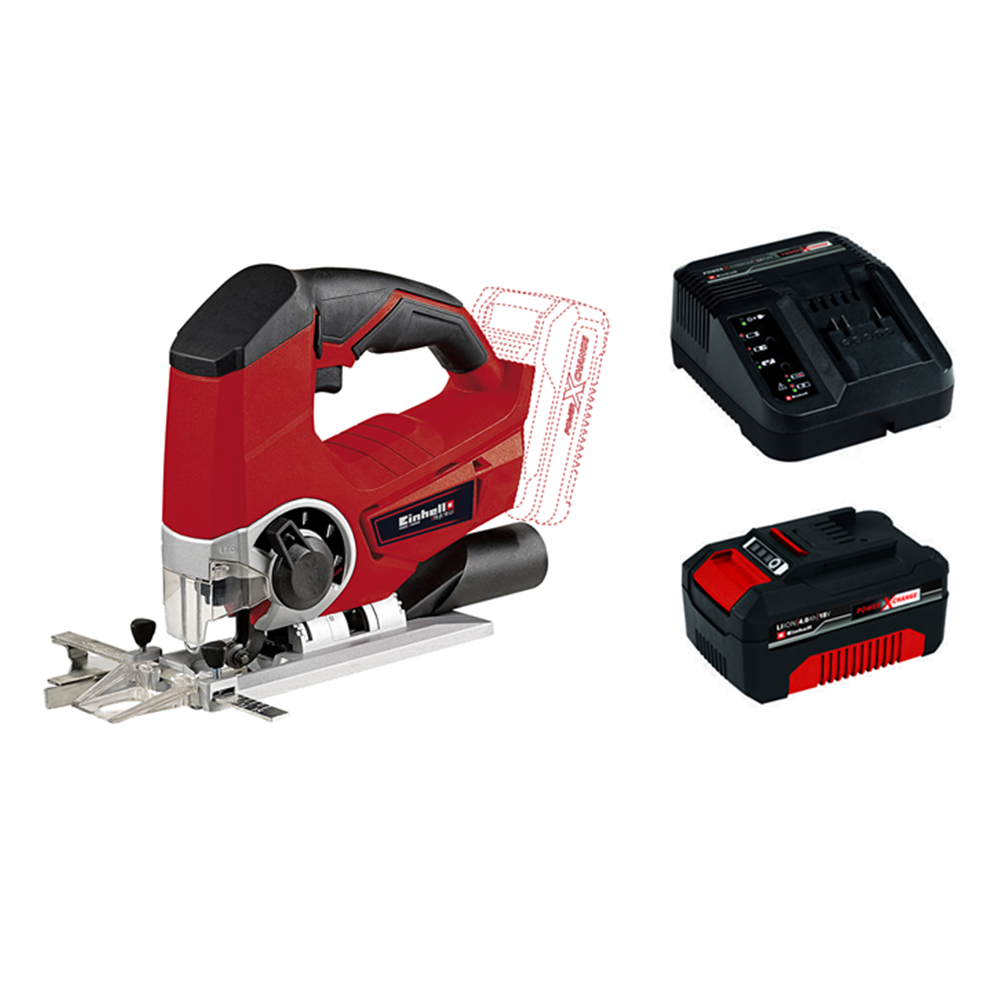 Sierra Caladora Inalambrica 18v Bat+ Carg Einhell-0