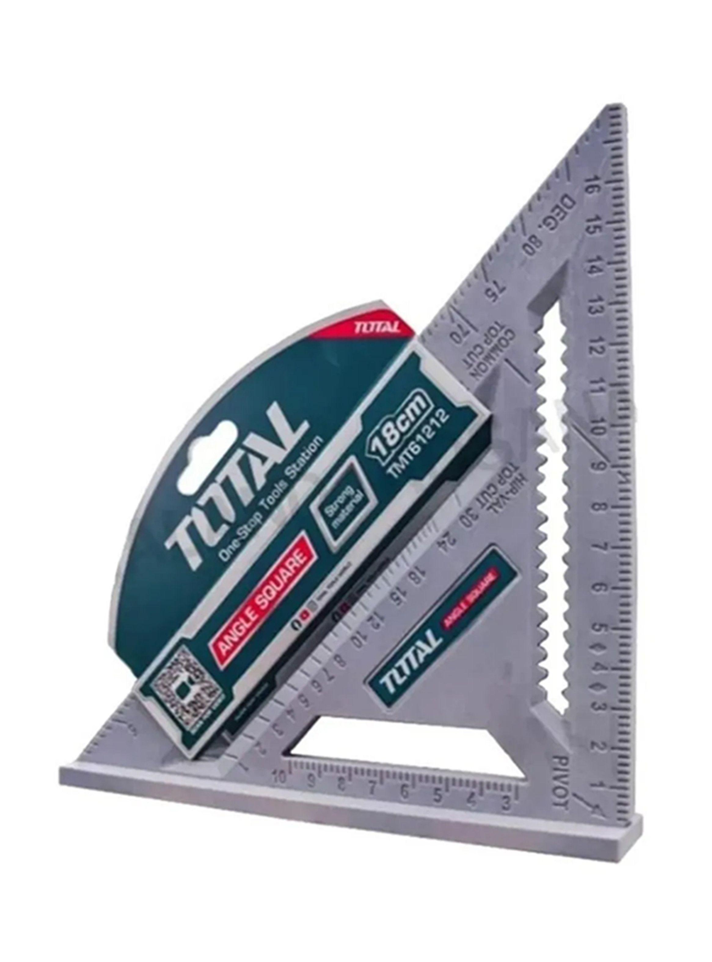 Escuadra Talón Rápida Carpintero 18cm Total-0