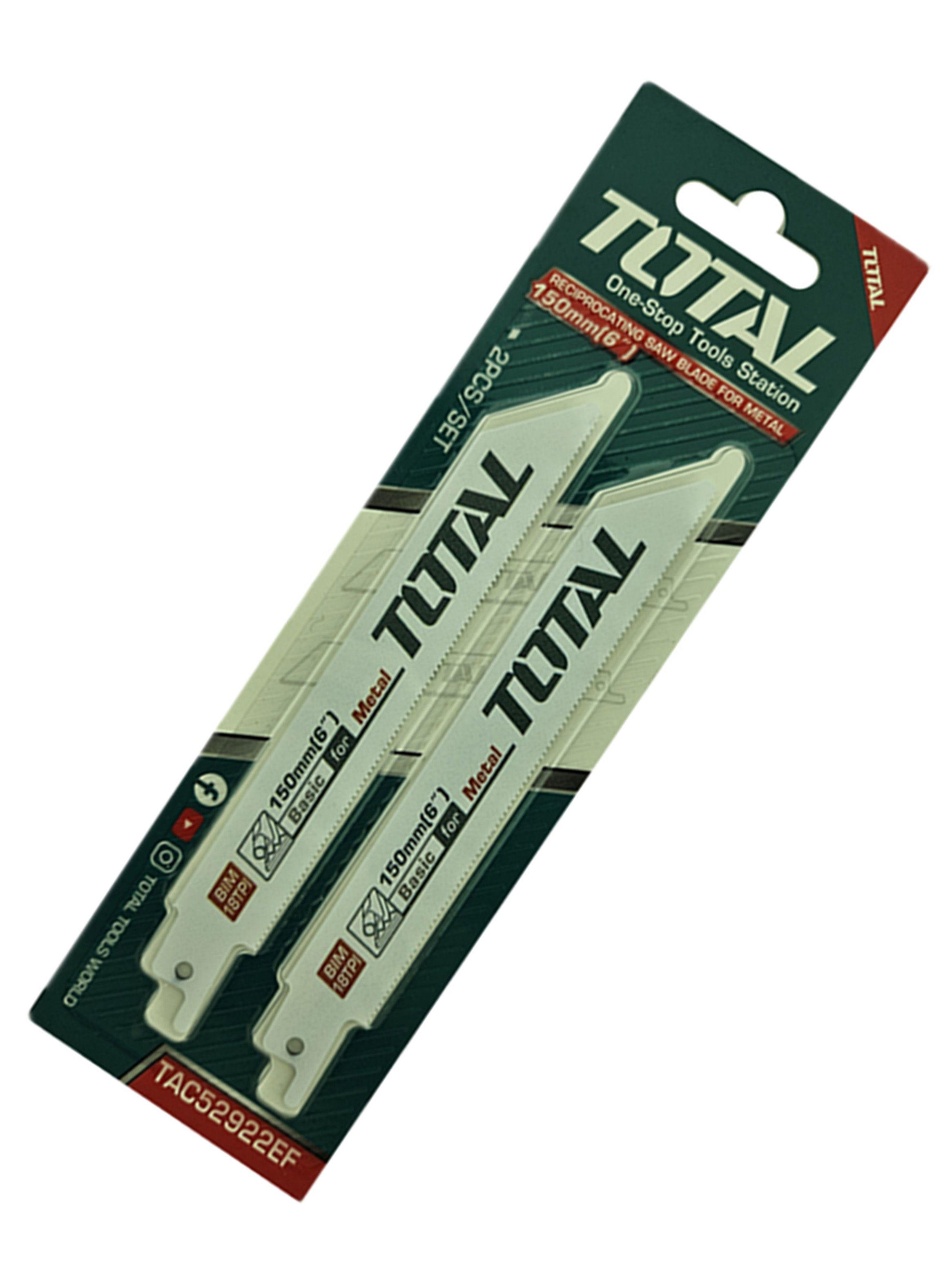 Set Repuesto Hoja Para Sierra Sable Metal 2 Piezas Total-2