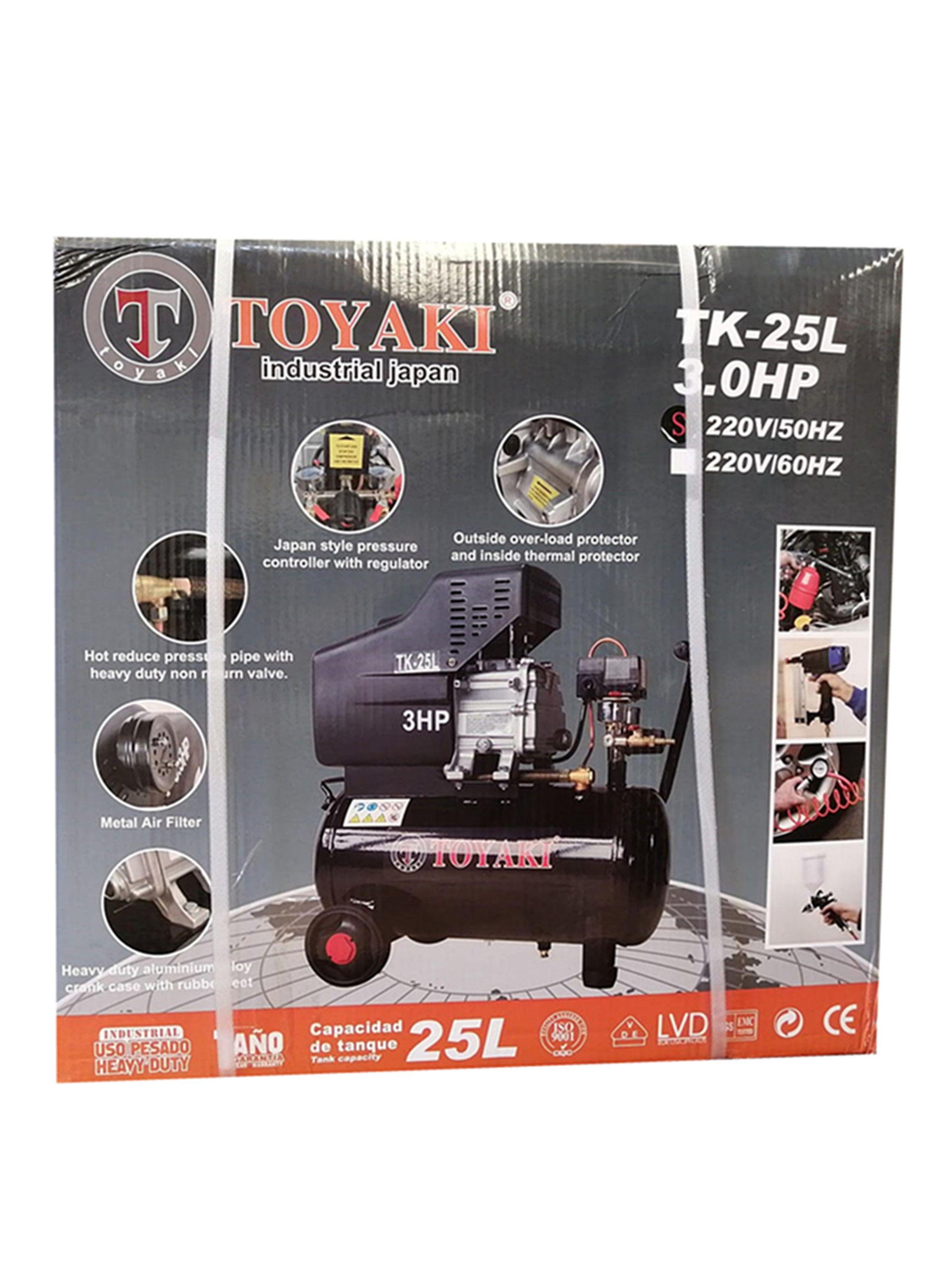 Compresor De Aire 25lts / 3 Hp / Toyaki Tk-25l-1