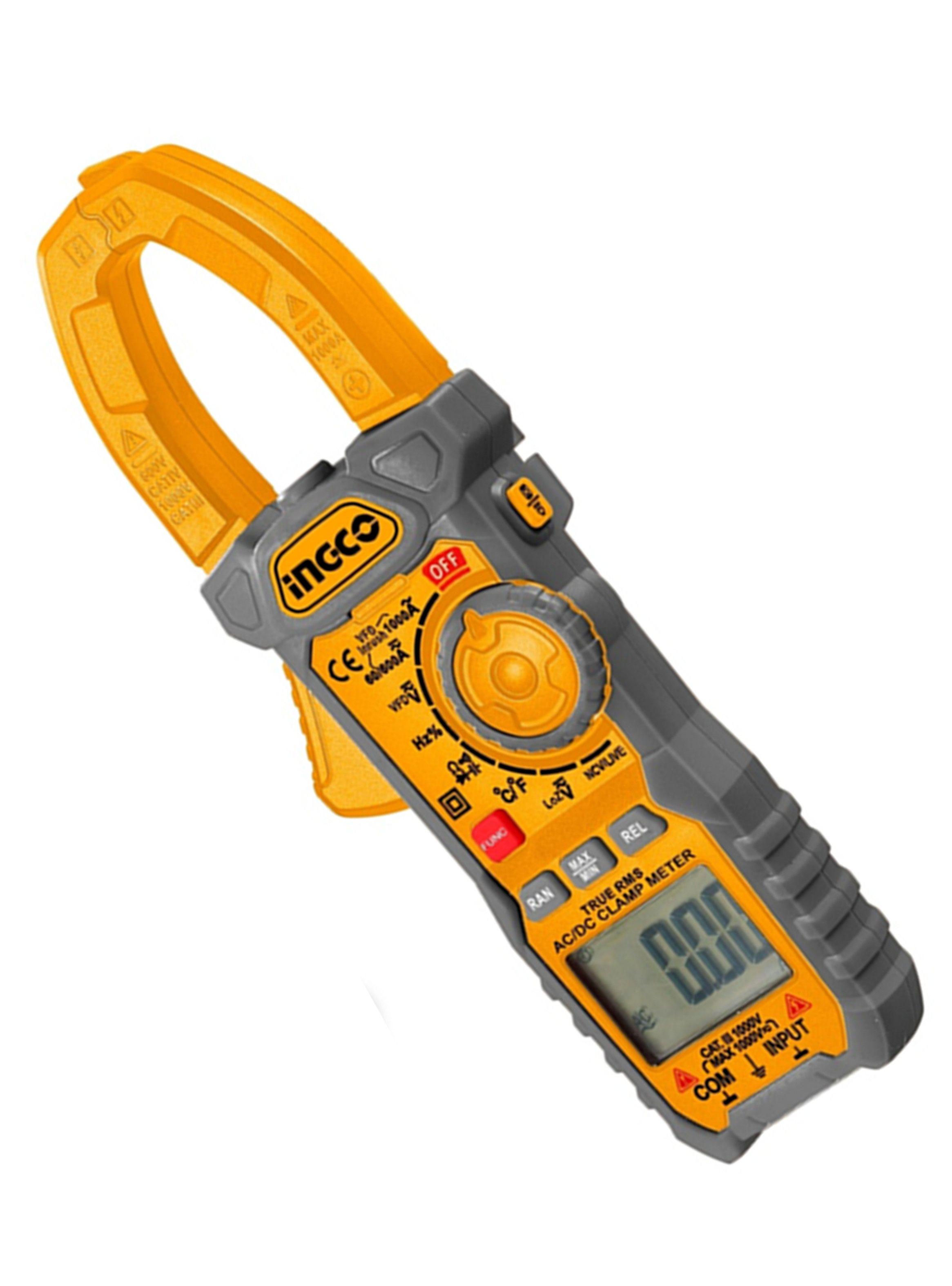 Multitester Digital Con Pinza Amperimetrica Ingco Dcm100014  -2