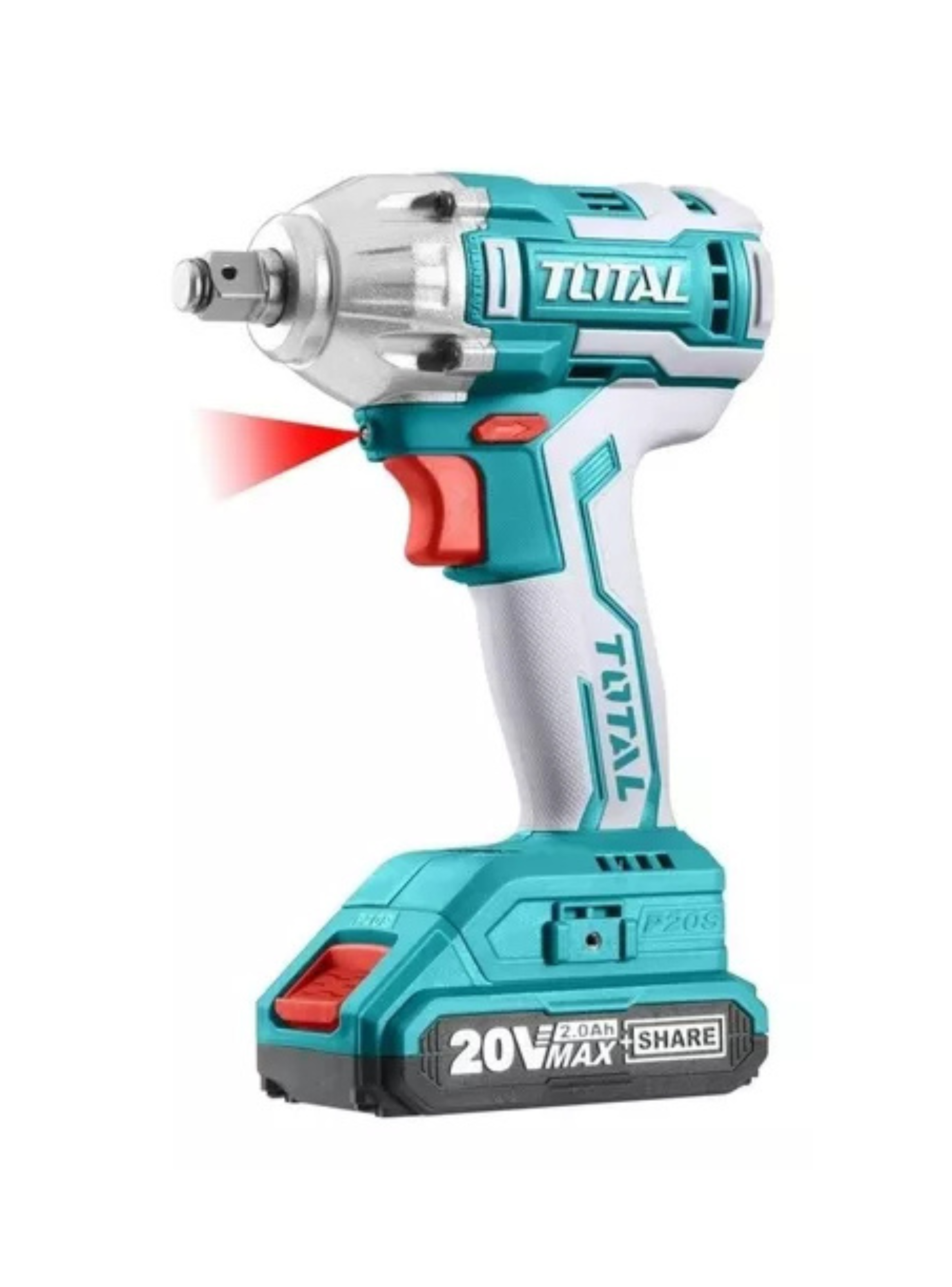 Taladro Pistola Llave Impacto 20v 2 Bat Total Tiwli2001-2