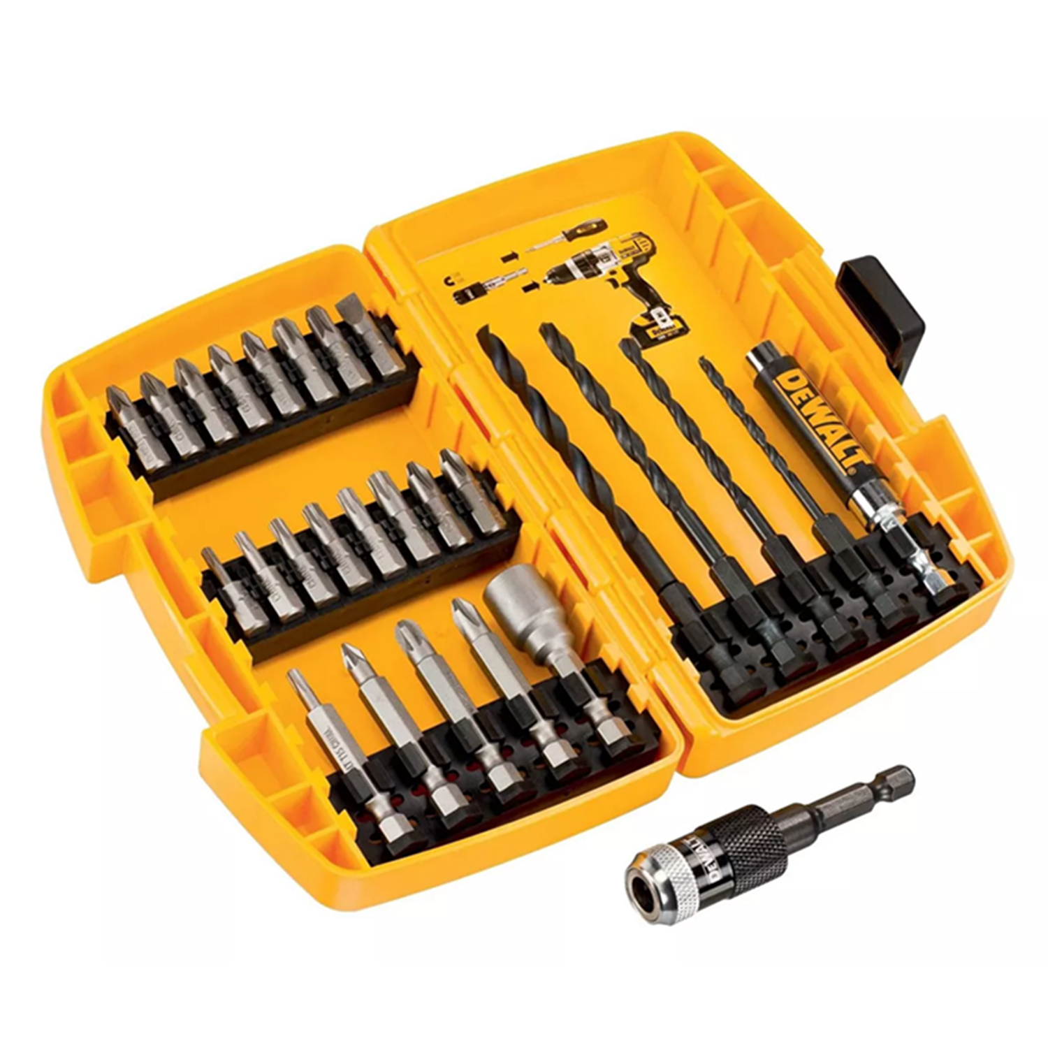 Juego Brocas Y Puntas P/ Atornillador Taladro 27 Pcs Dewalt-0