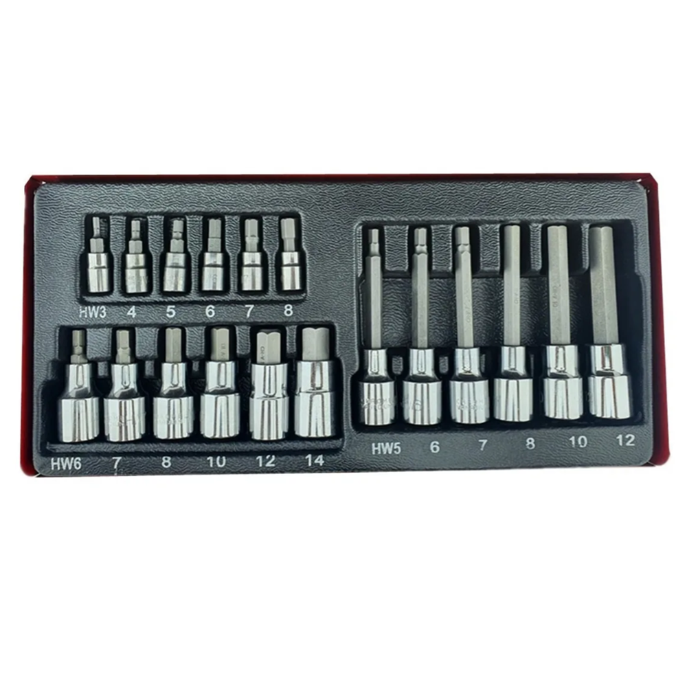 Set Dados Allen Largo Y Corto 1/2 1/4 18 Piezas-2