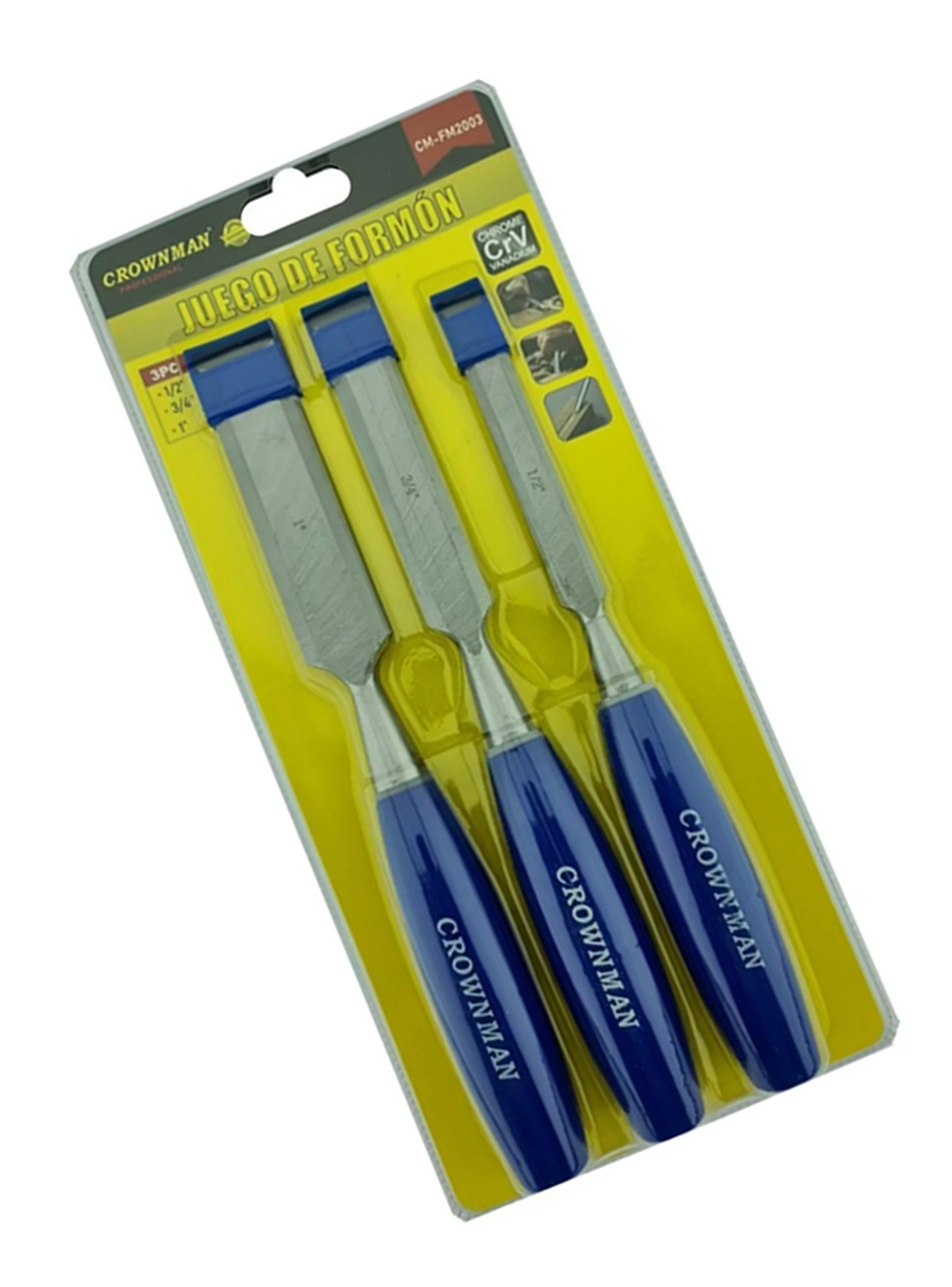 Juego De Cinceles Formon Madera 3 Piezas Cmfm2003-2