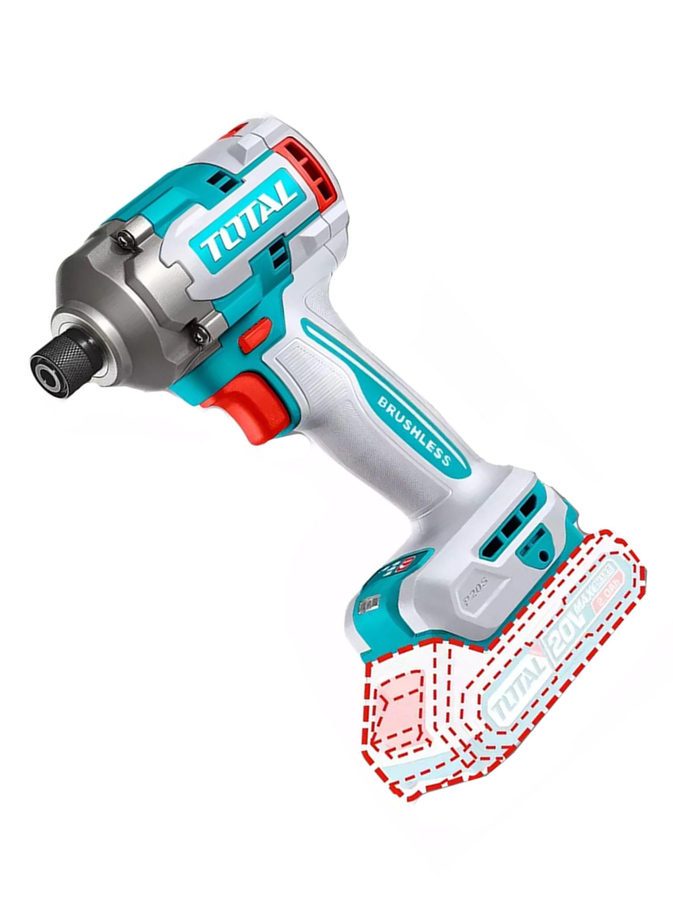 Atornillador De Impacto 20v 230nm 1/4 Total Tirli2023-2