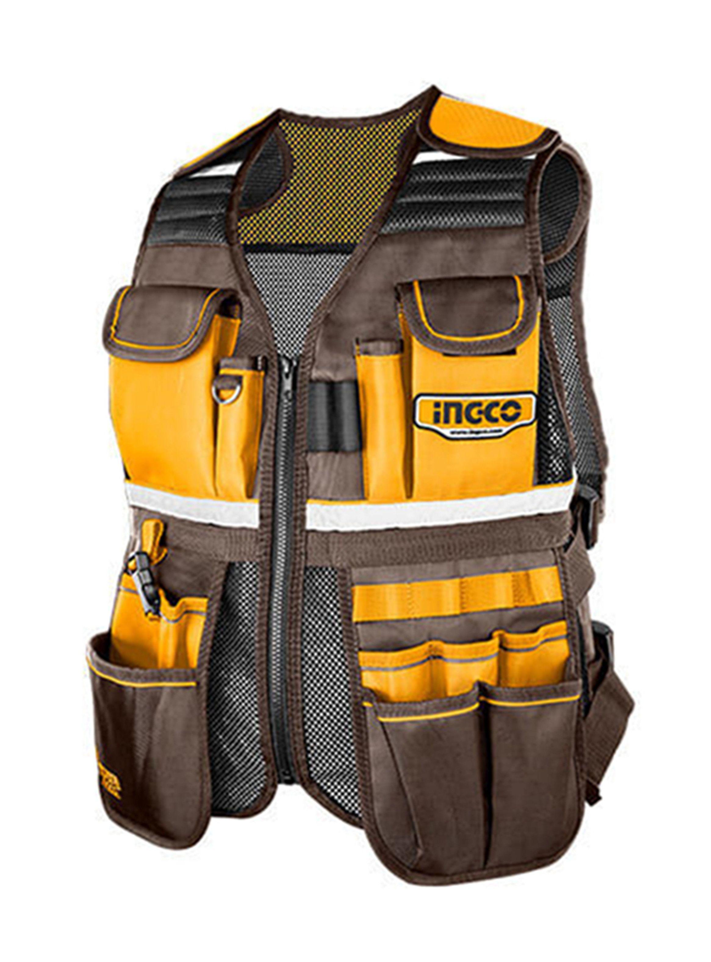 Chaleco Coleto Porta Herramientas Industrial Ingco Htvt09028-0