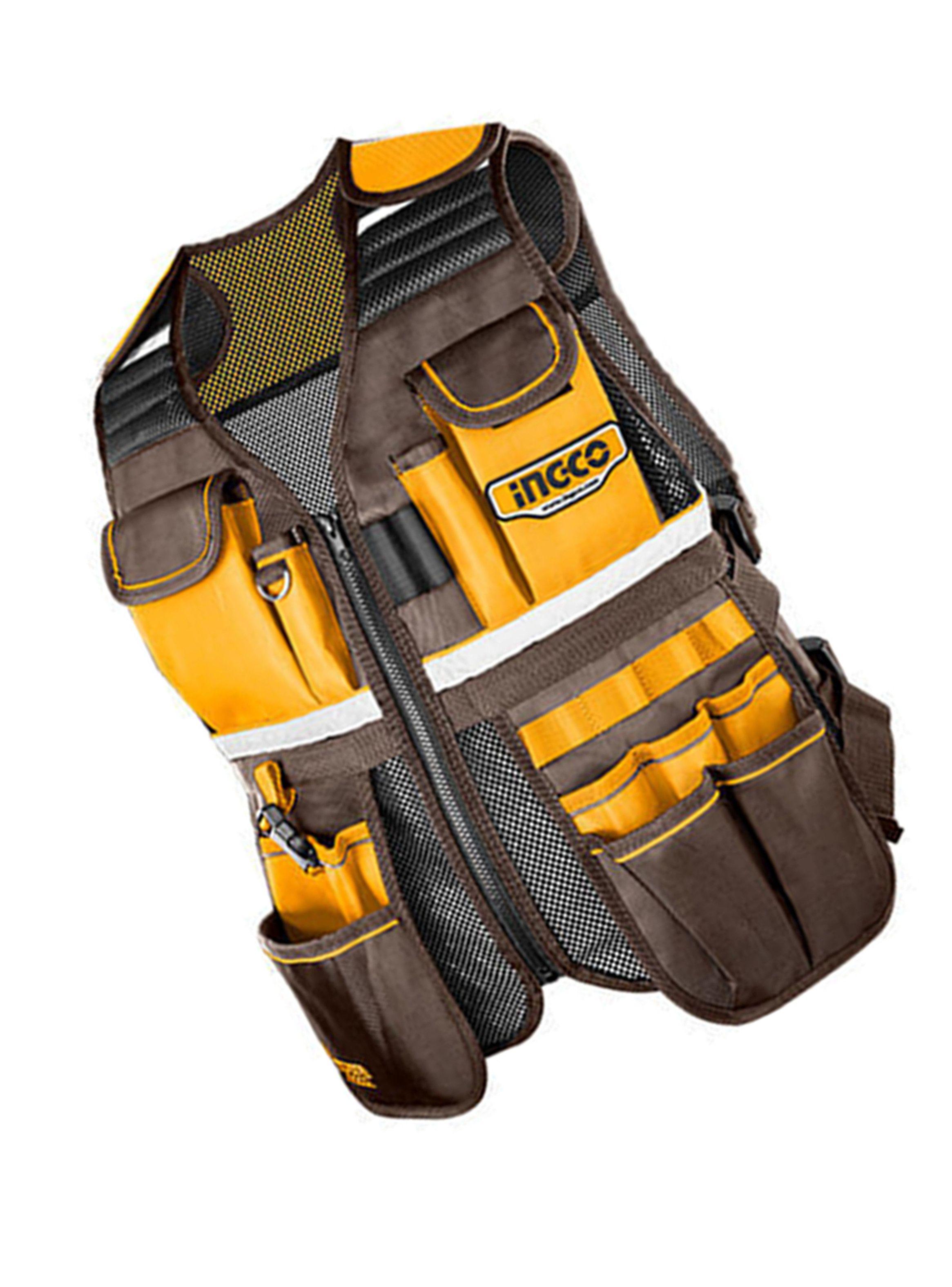 Chaleco Coleto Porta Herramientas Industrial Ingco Htvt09028-1