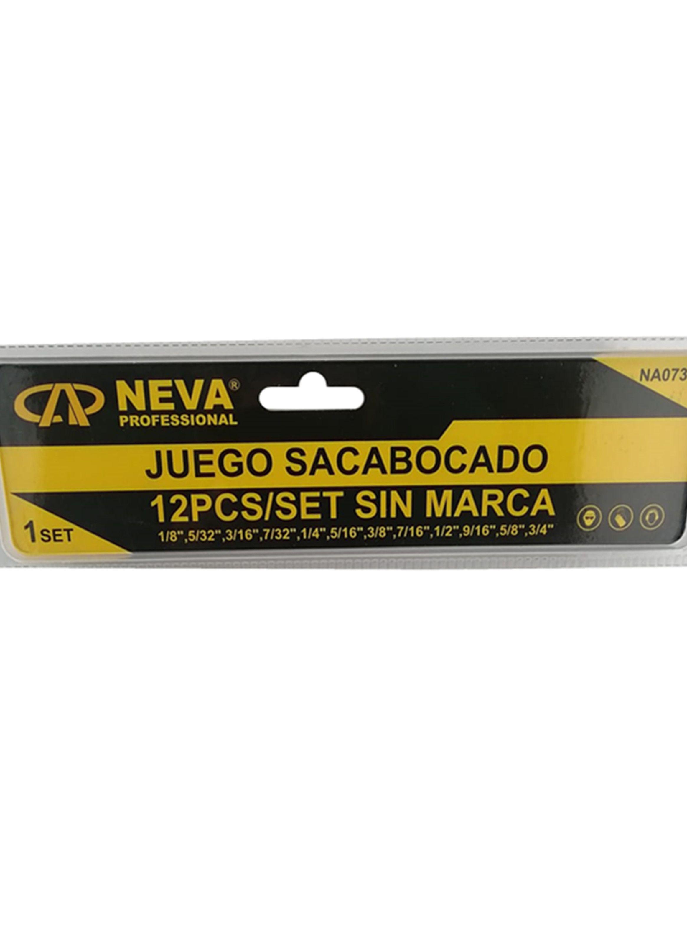 Kit Set Juego Sacabocado De Impacto 12 Piezas Na073-2