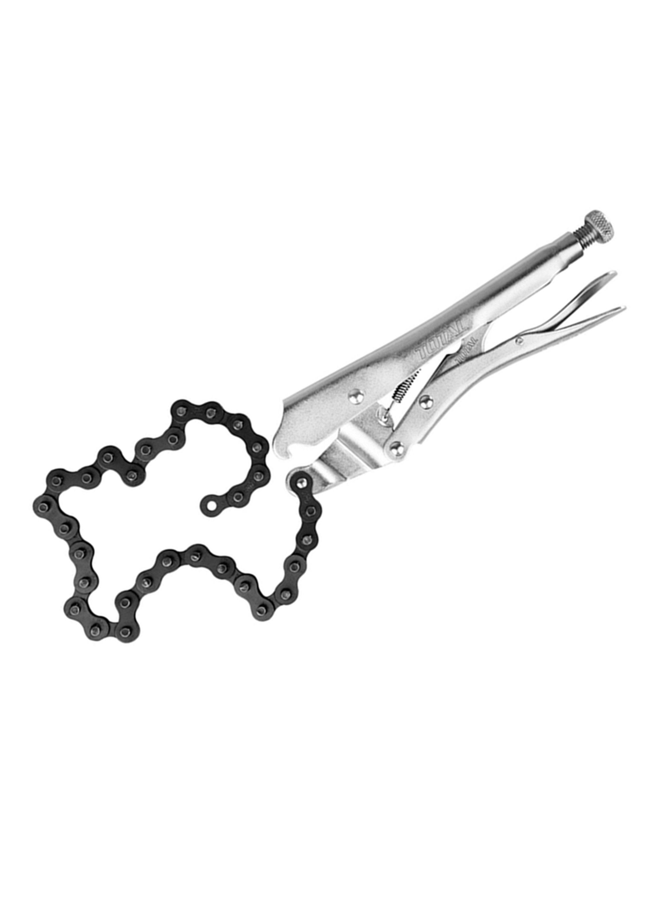 Alicate De Presion Caiman Tipo Cadena 10 Pulgadas Total-2