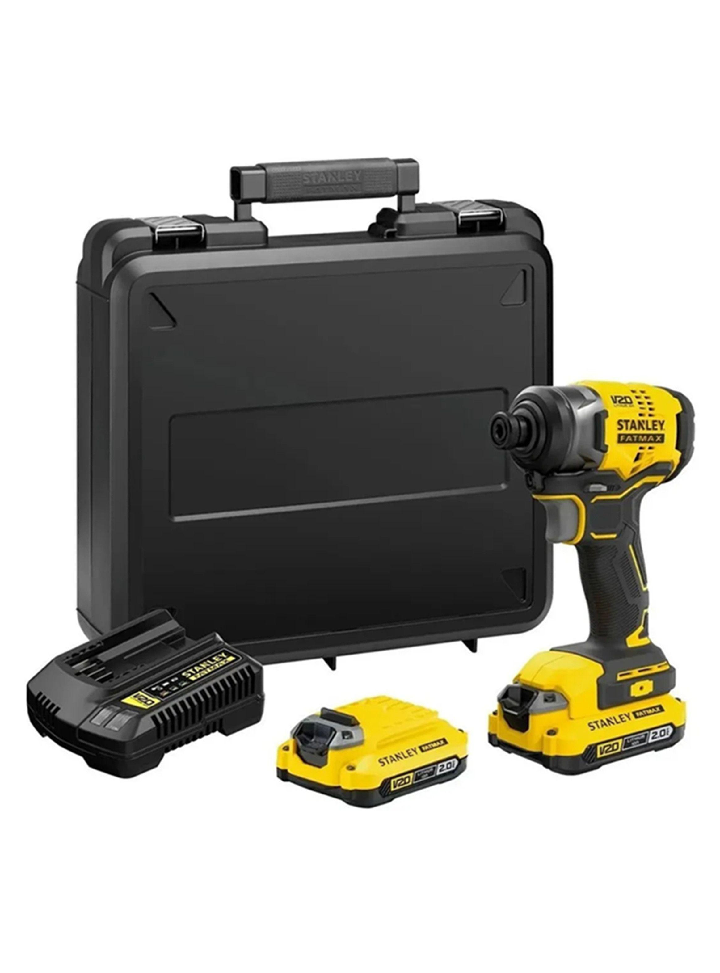 Atornillador De Impacto 20v 2Bat+ Cargador Stanley-0