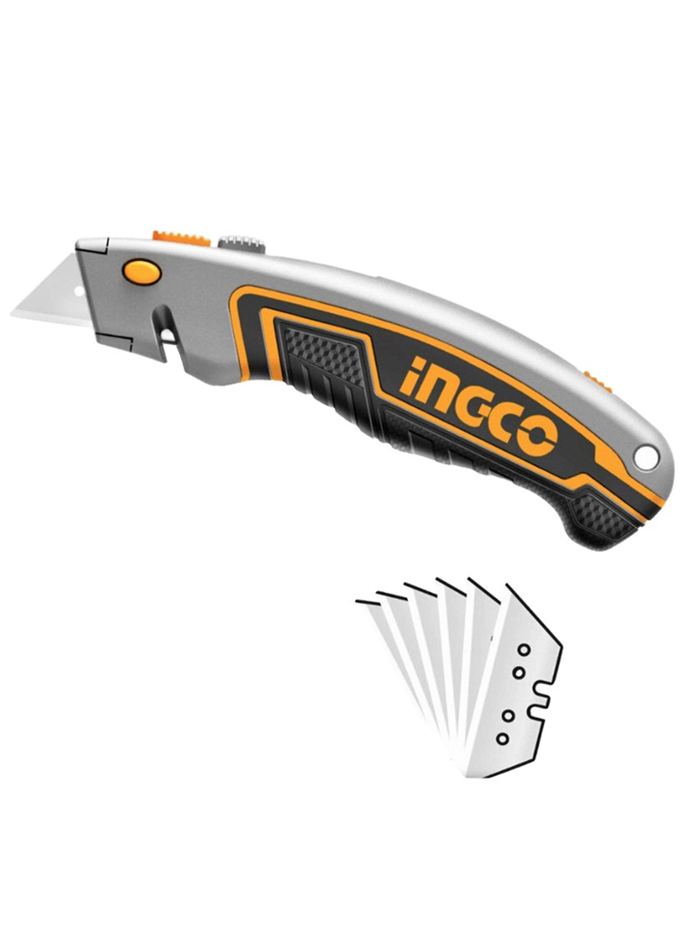 Cuchillo Cartonero Retráctil Ingco Huk6128   -0