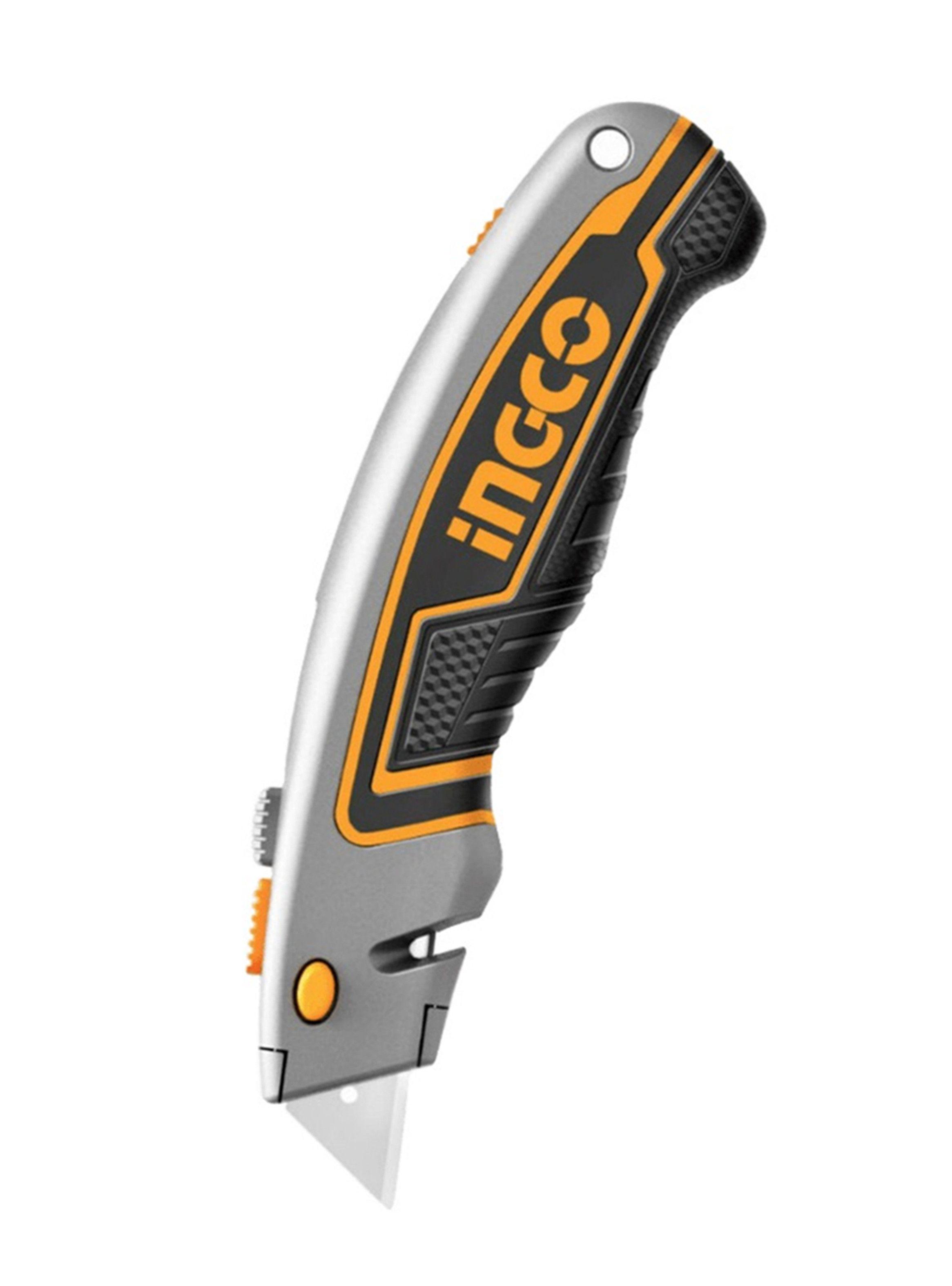 Cuchillo Cartonero Retráctil Ingco Huk6128   -2